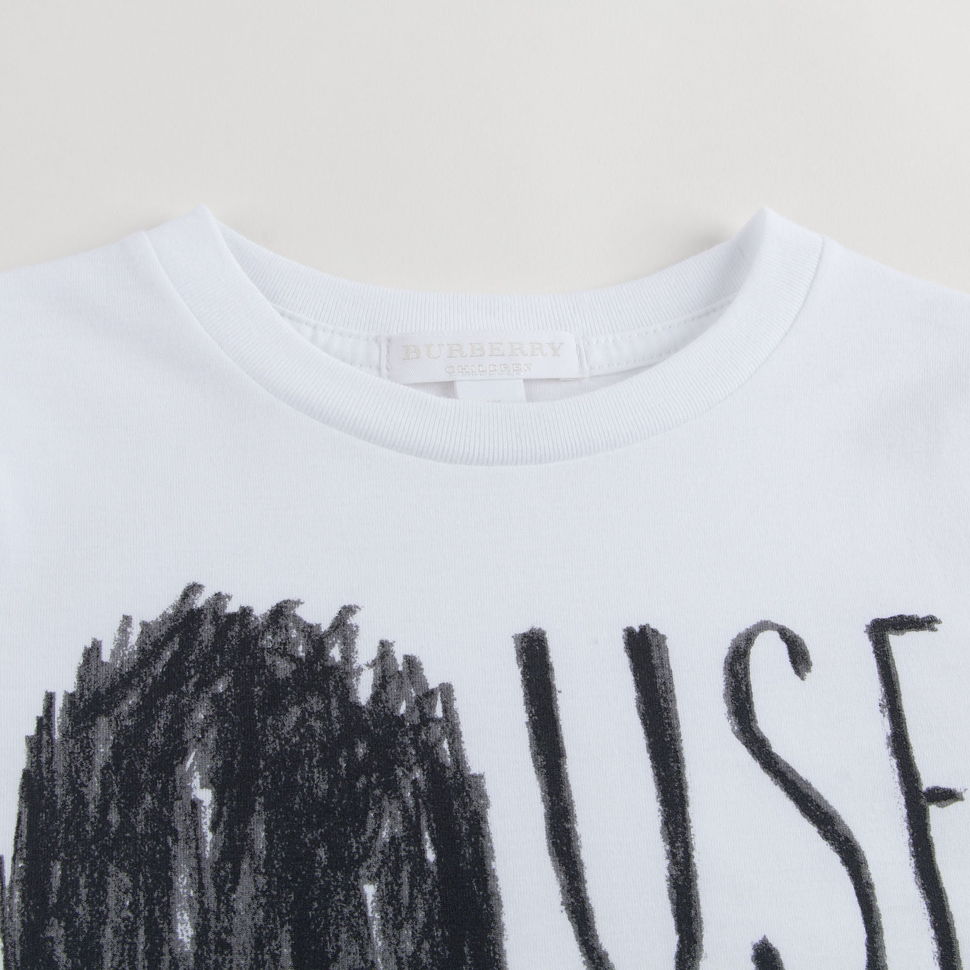 Boys Bearskin Hat Print White T-shirt - CÉMAROSE | Children's Fashion Store - 3