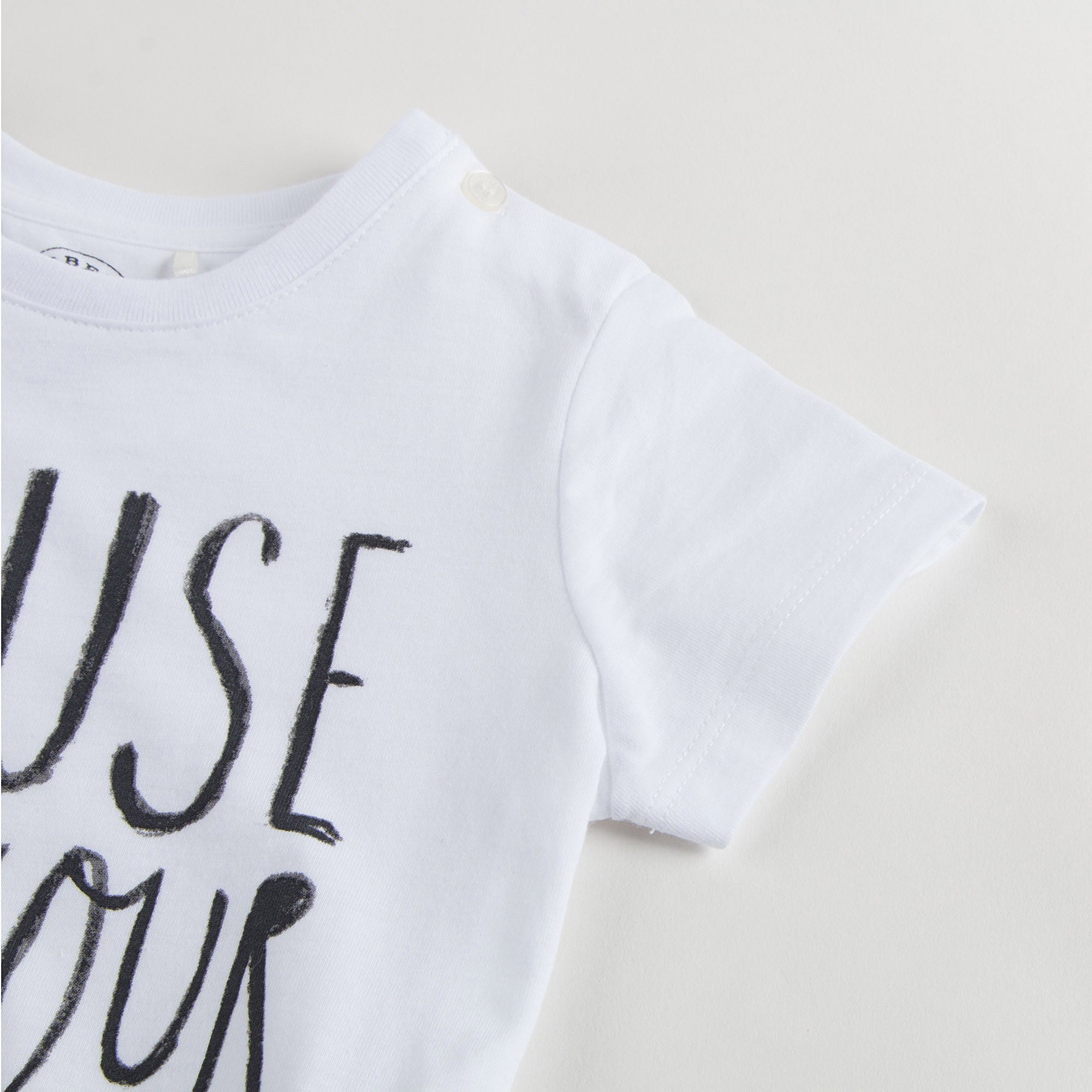Baby Boys Bearskin Hat Print White T-shirt - CÉMAROSE | Children's Fashion Store - 4