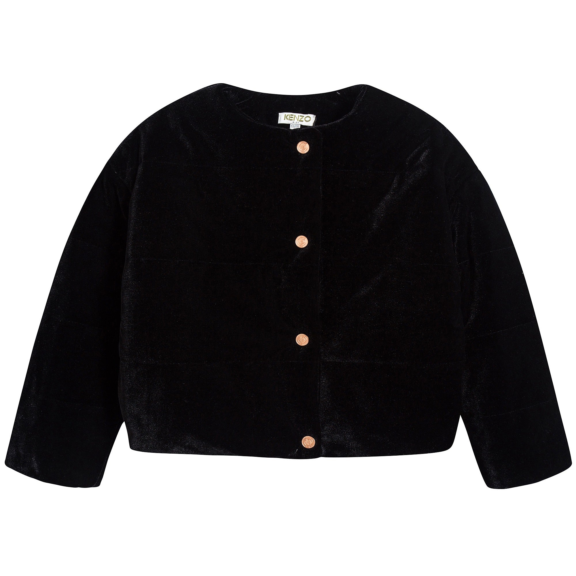 Girls Black Viscose Cardigan