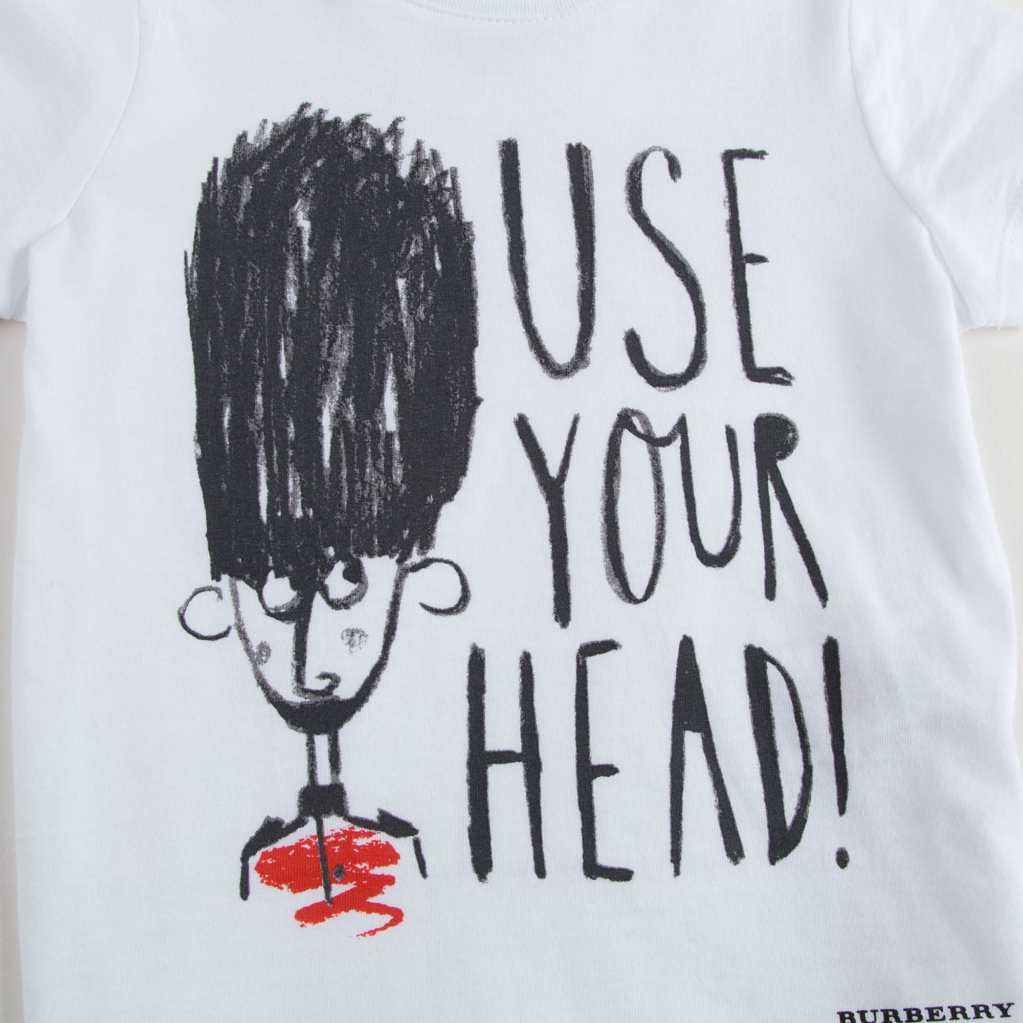 Baby Boys Bearskin Hat Print White T-shirt - CÉMAROSE | Children's Fashion Store - 5