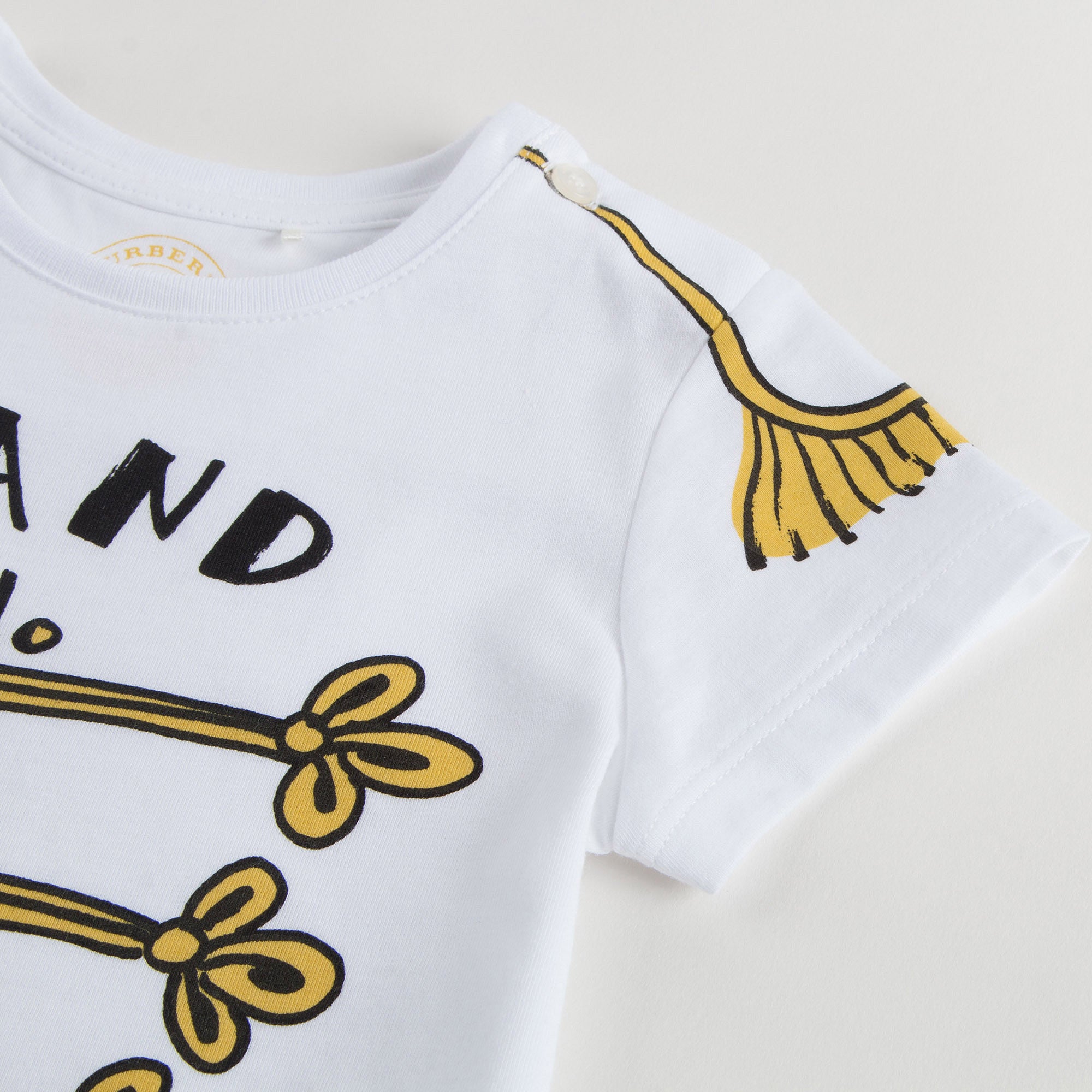 Baby Girls White Band Practice T-Shirt - CÉMAROSE | Children's Fashion Store - 4
