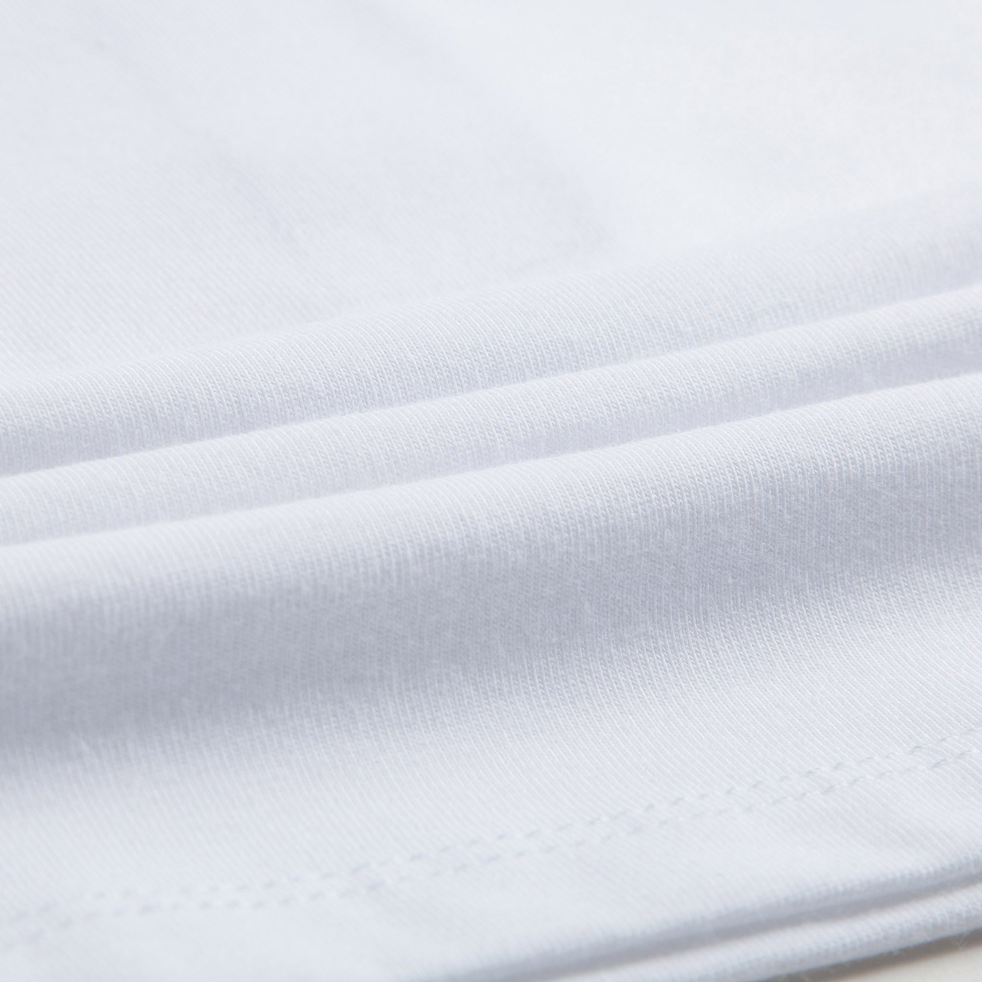 Girls White With Blue stripe Cotton Jersey T-Shirt - CÉMAROSE | Children's Fashion Store - 7