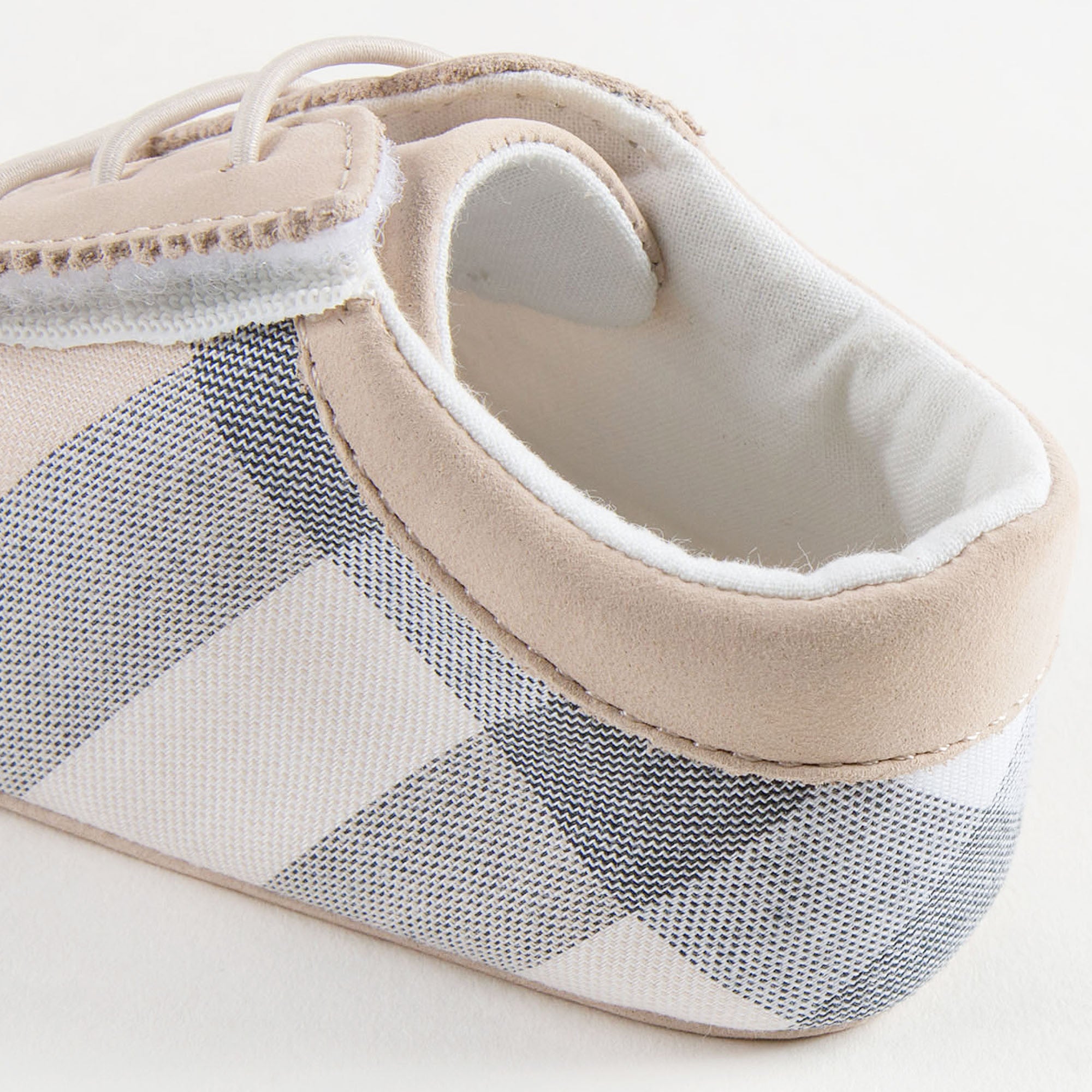 Baby Boys&Baby Girls Beige Check Pre-Walker Shoes - CÉMAROSE | Children's Fashion Store - 8