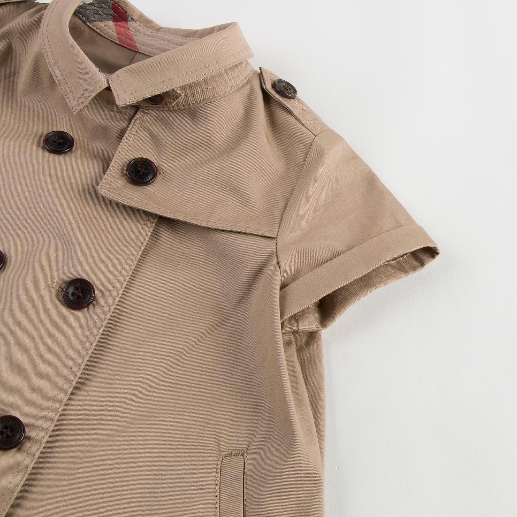 Baby Girls Beige Trench Dress - CÉMAROSE | Children's Fashion Store - 5