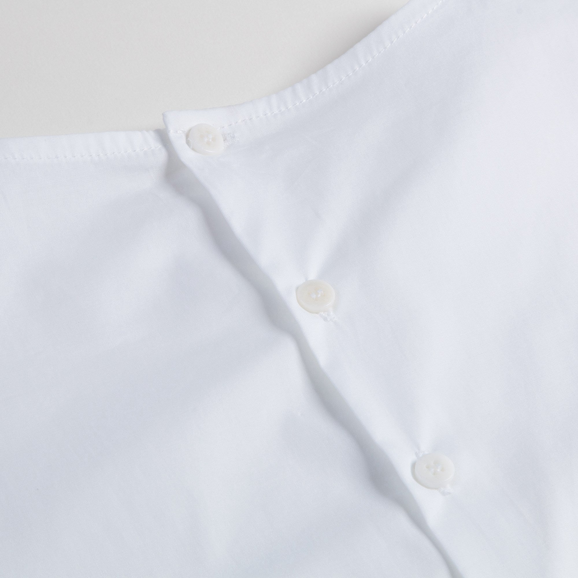 Girls White Lace Cotton T-shirt