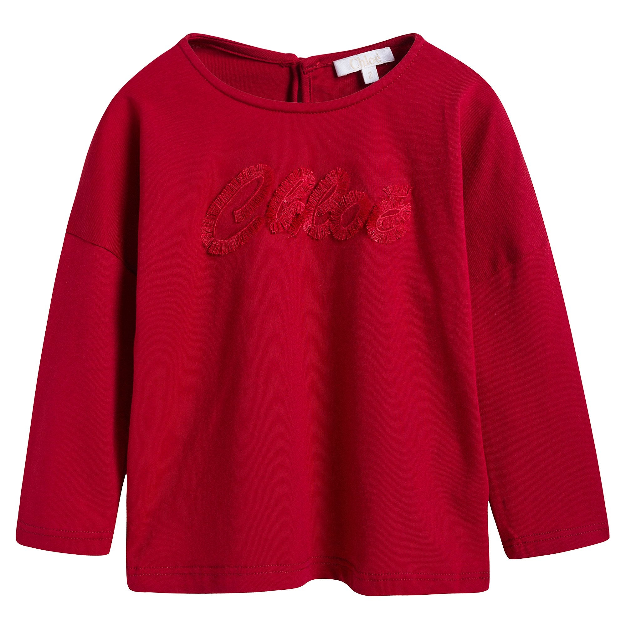 Girls Red Logo T-shirt