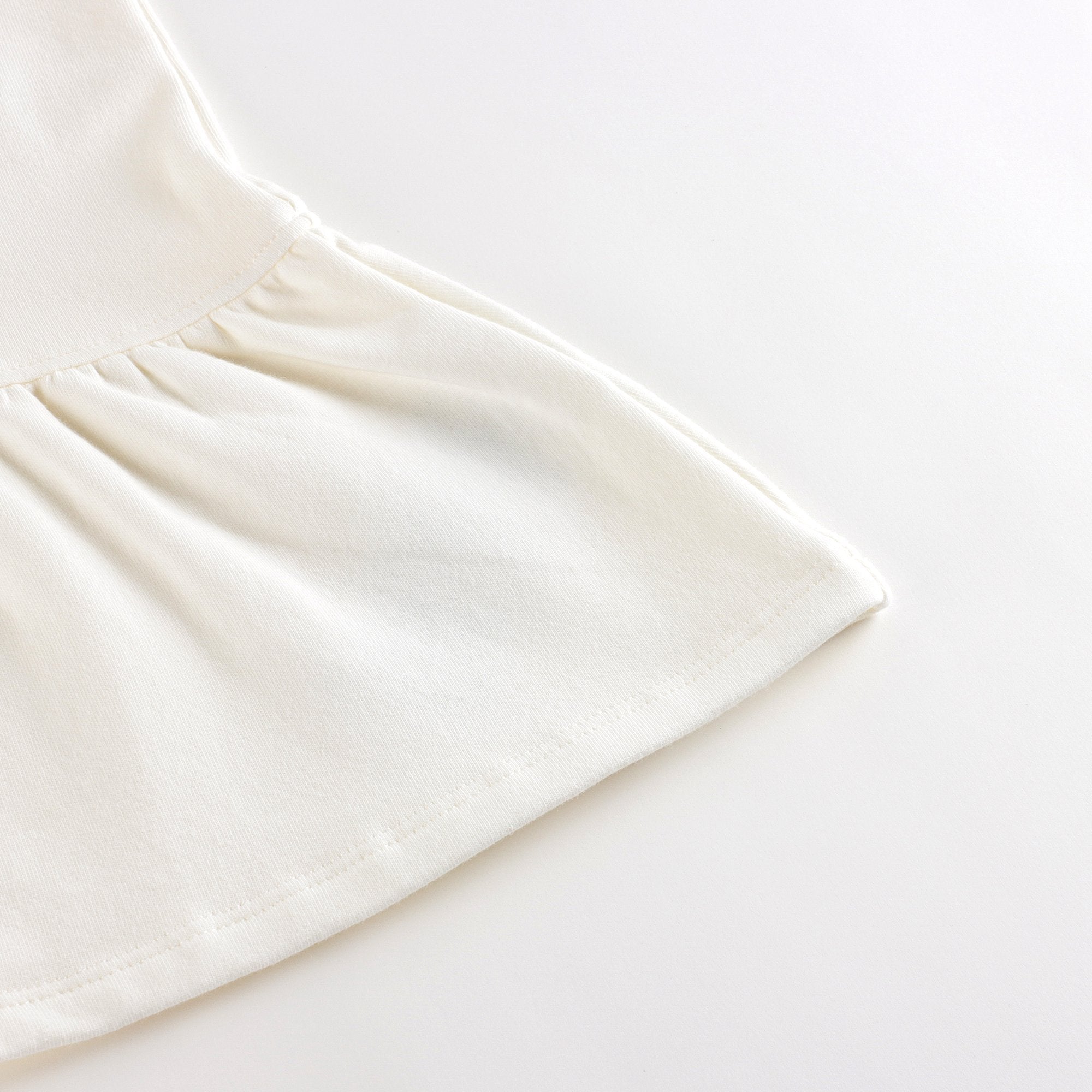 Baby Girls White Printed Dress