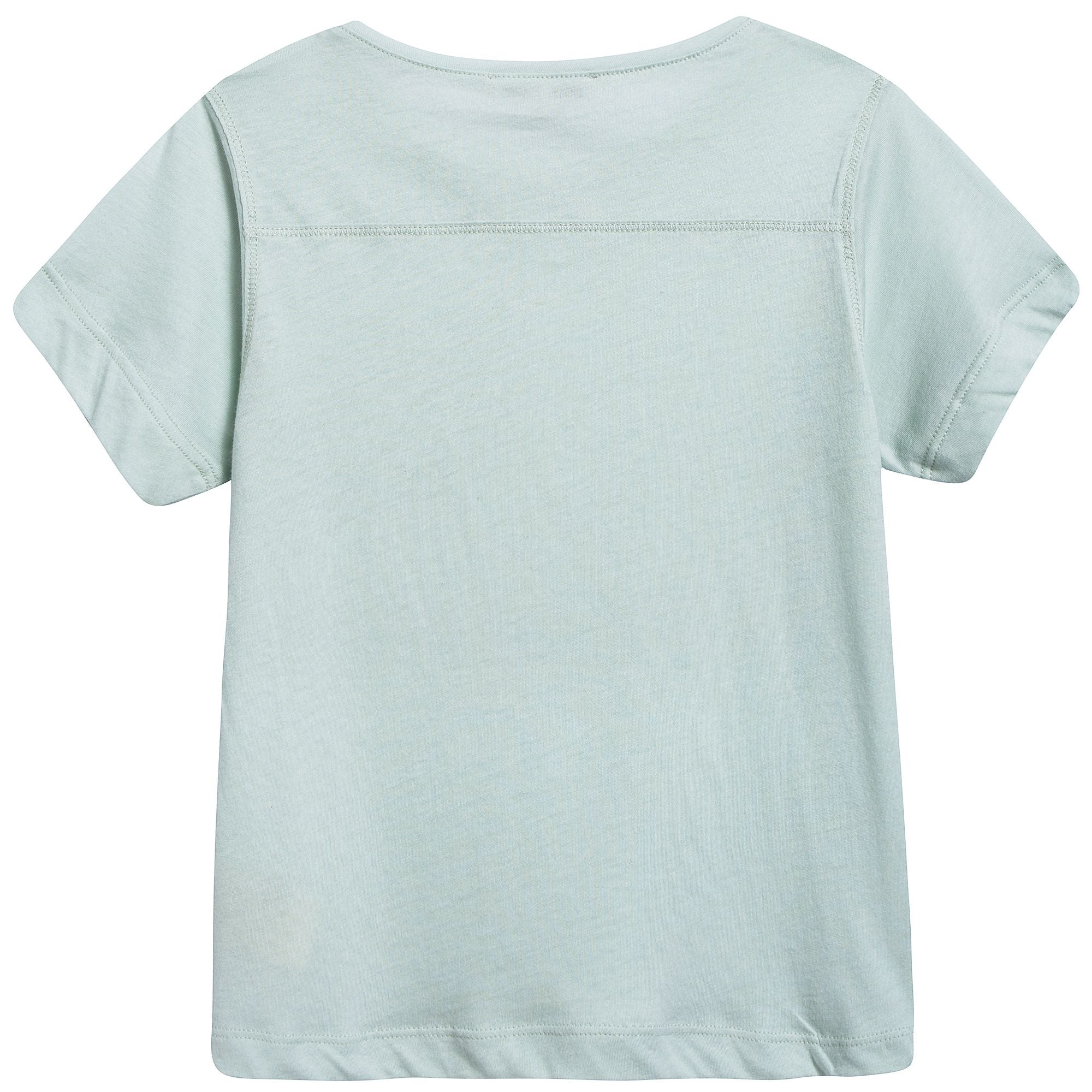 Girls & Boys Light Mint Cotton Jersey T-shirt