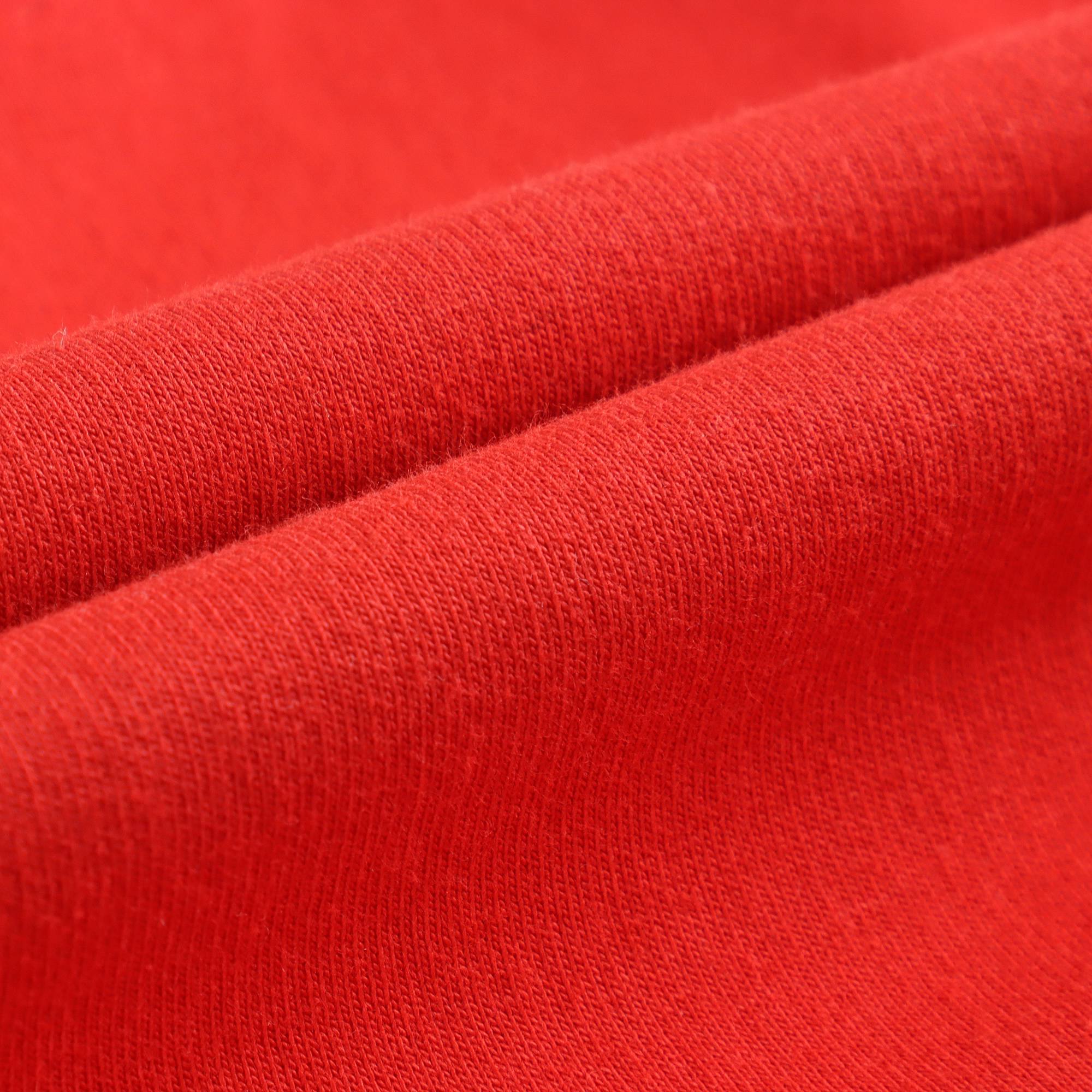 Girls Red Printed Cotton Sweatshirt
