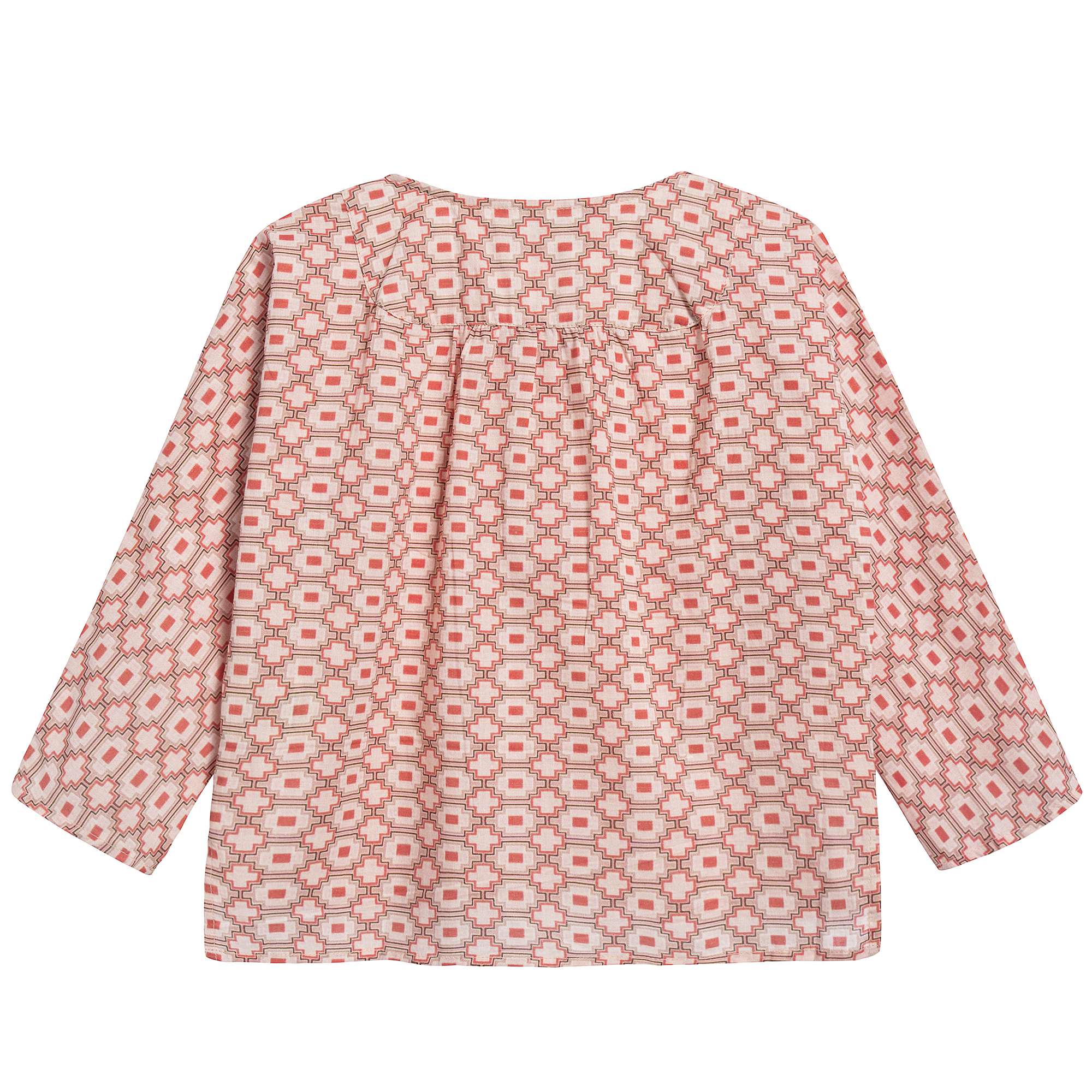 Baby Kaleido Red Woven T-shirt