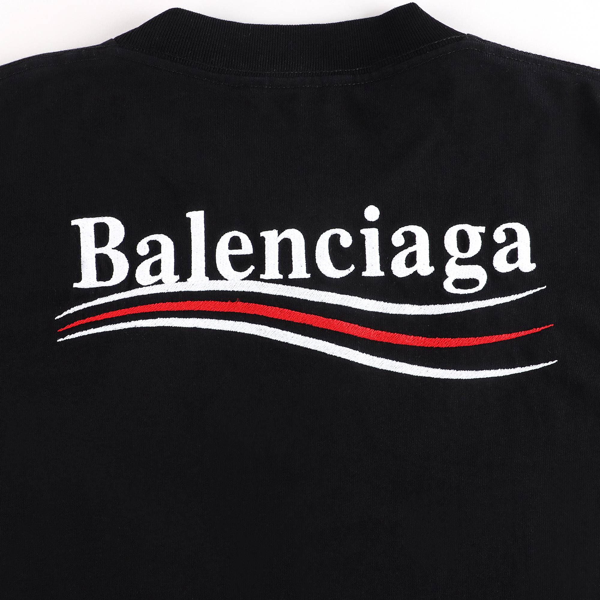 Boys & Girls Black Logo Cotton T-Shirt