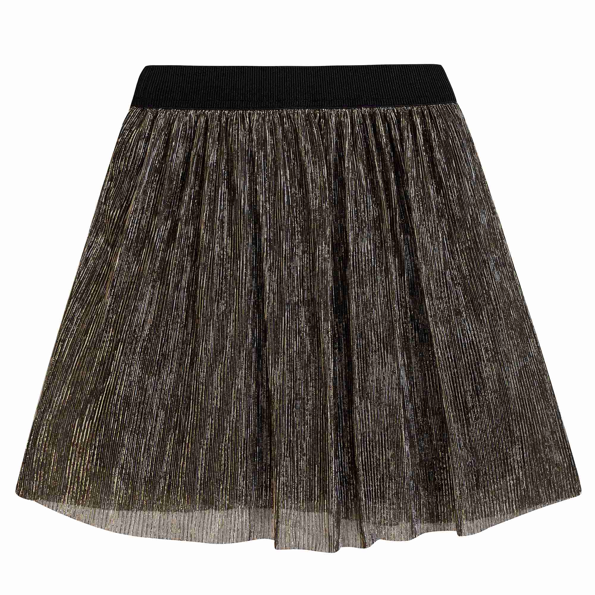 Girls Black & Gold Skirt