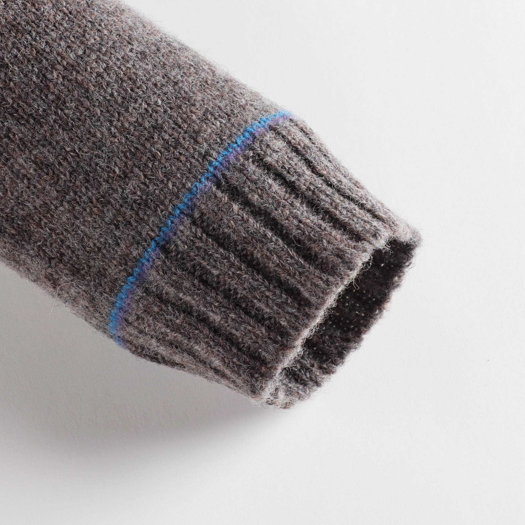 Boys Brown Wool Sweater