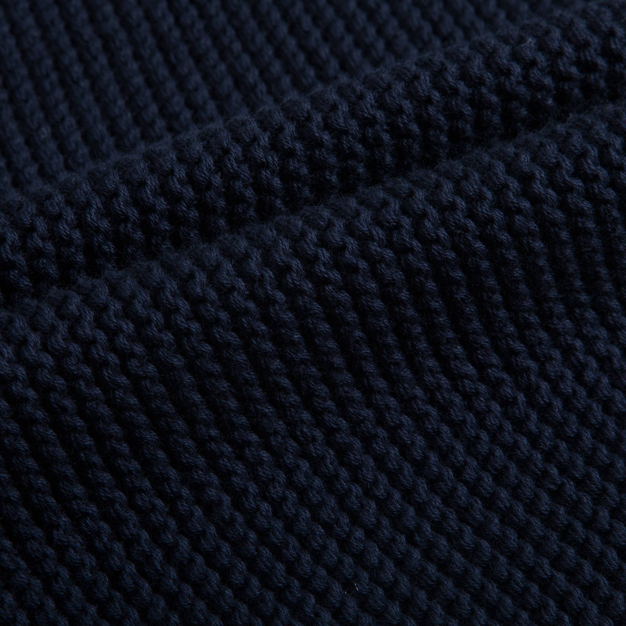 Girls Dark Blue Cotton Sweater