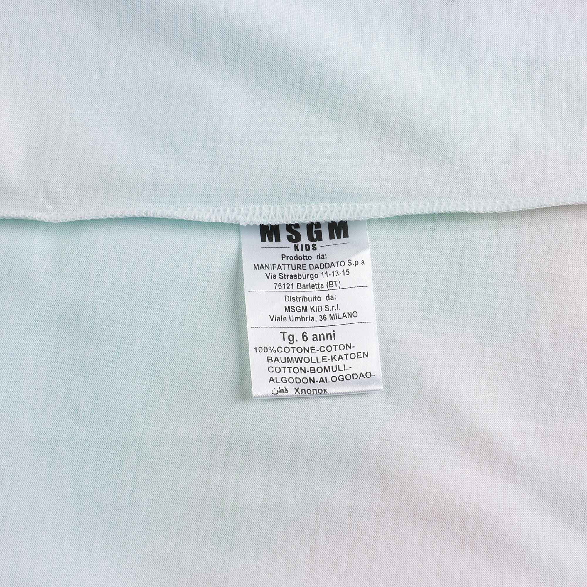 Boys & Girls Green Cotton T-Shirt