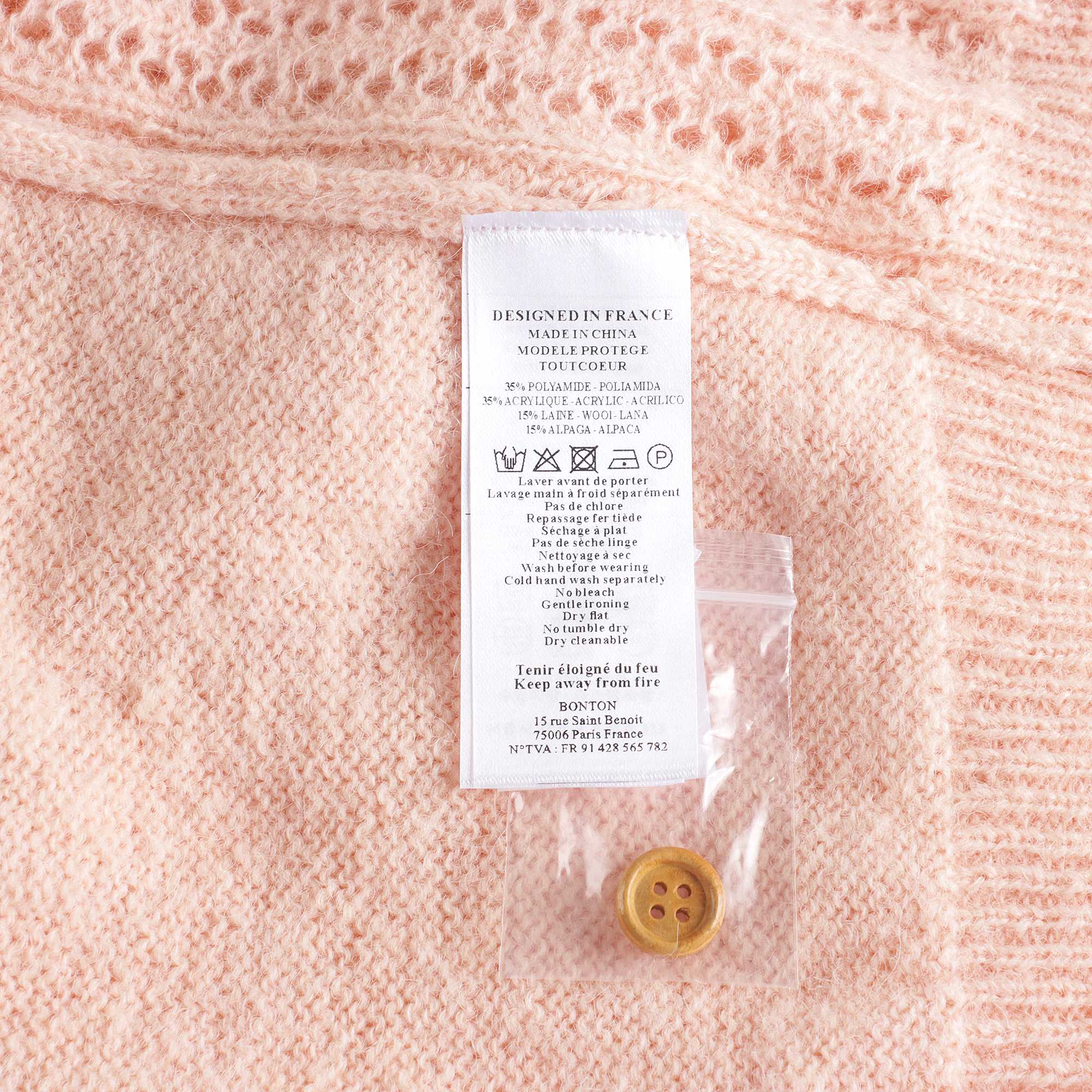 Girls Pink Cardigan