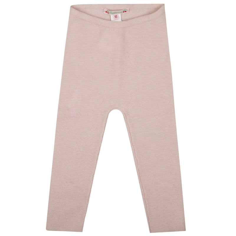 Baby Pale Pink Cashmere Trouser - CÉMAROSE | Children's Fashion Store - 1