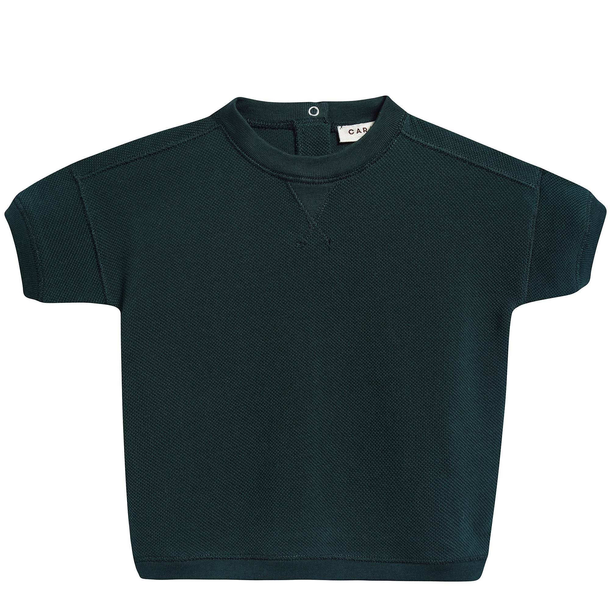 Baby Forest Green Cotton Jersey T-Shirt