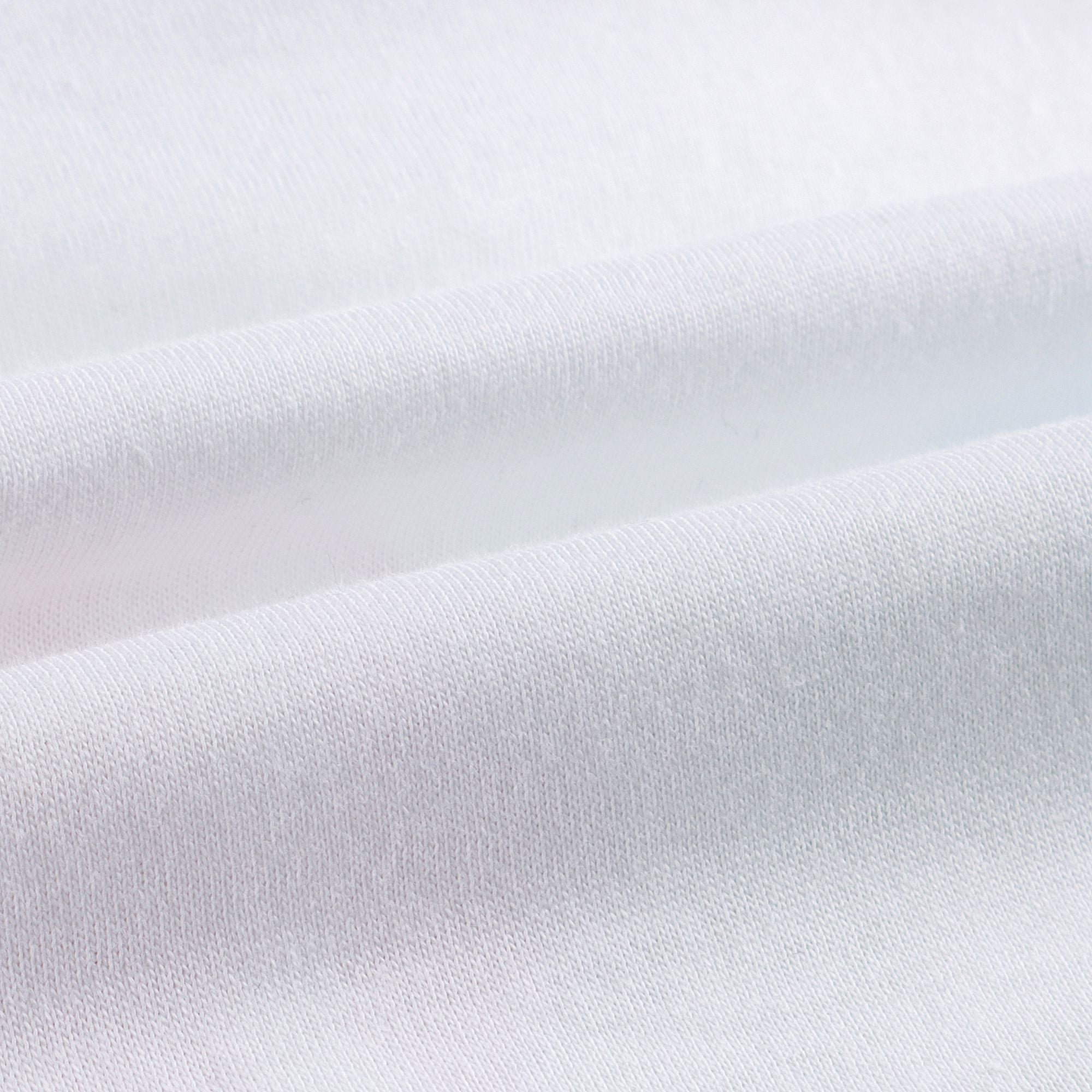 Girls White Cotton T-Shirt