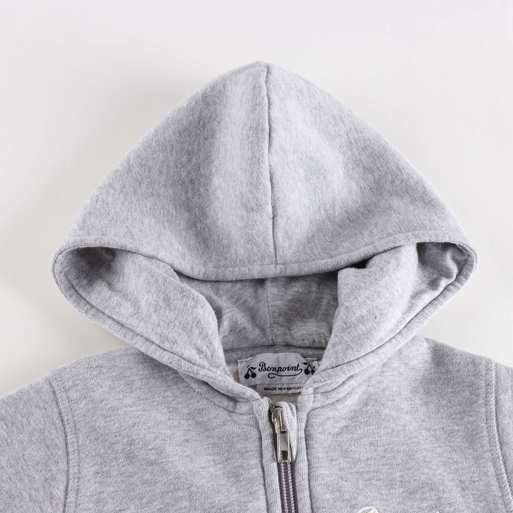 Baby Boys & Girls Grey Hooded Zip-Up Top