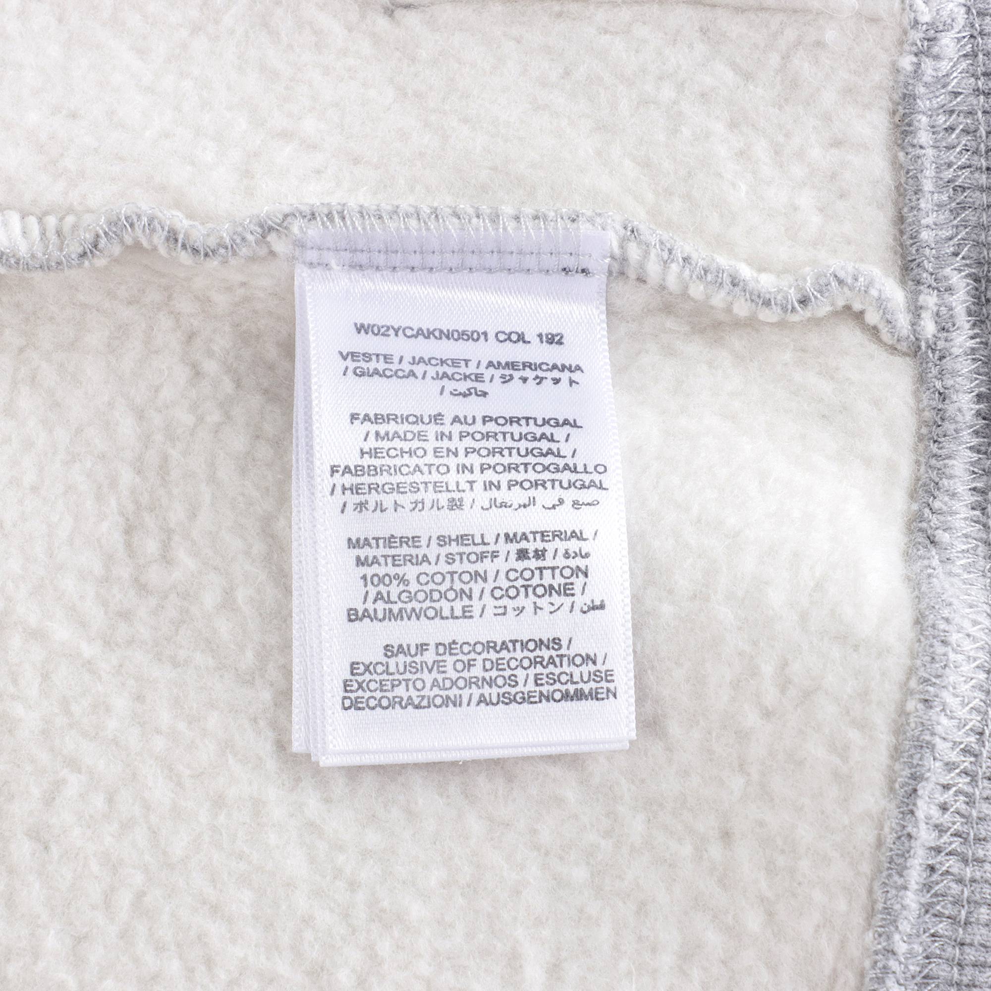 Baby Boys & Girls Grey Hooded Zip-Up Top