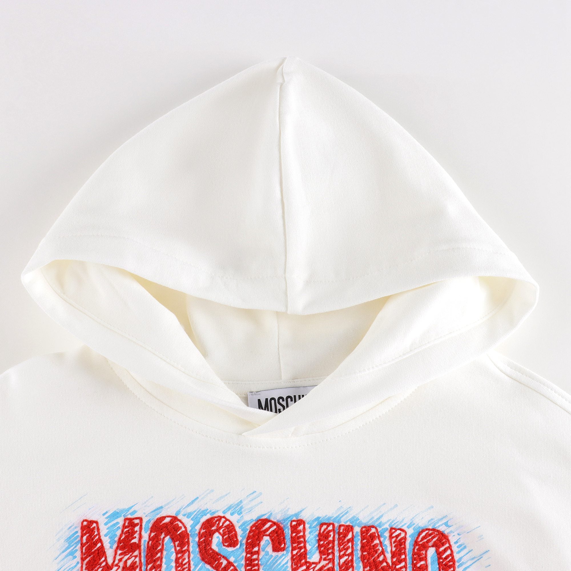 Boys & Girls White Printed Cotton Sweatshirt