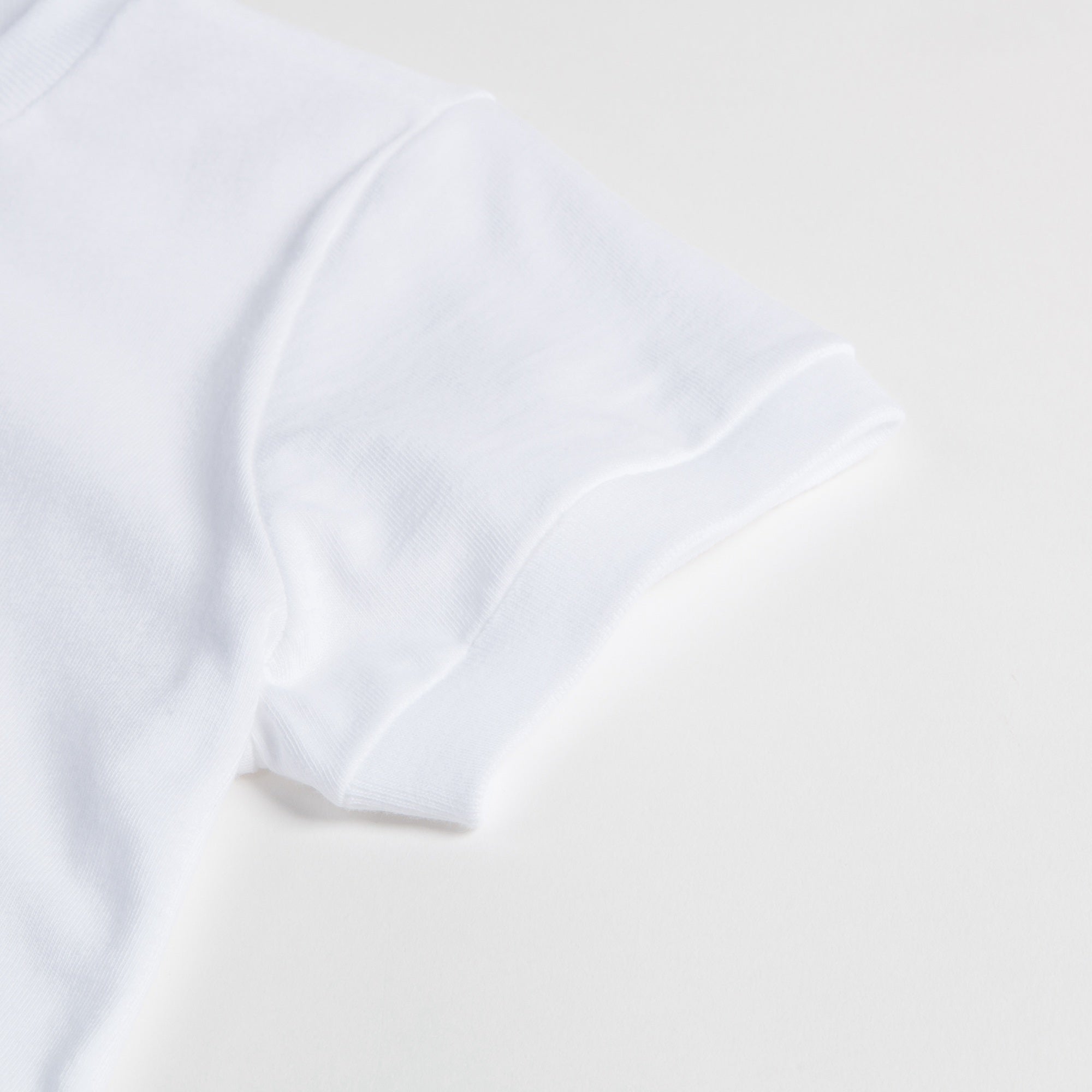 Girls White "Denim Blue Girls" Cotton T-shirt
