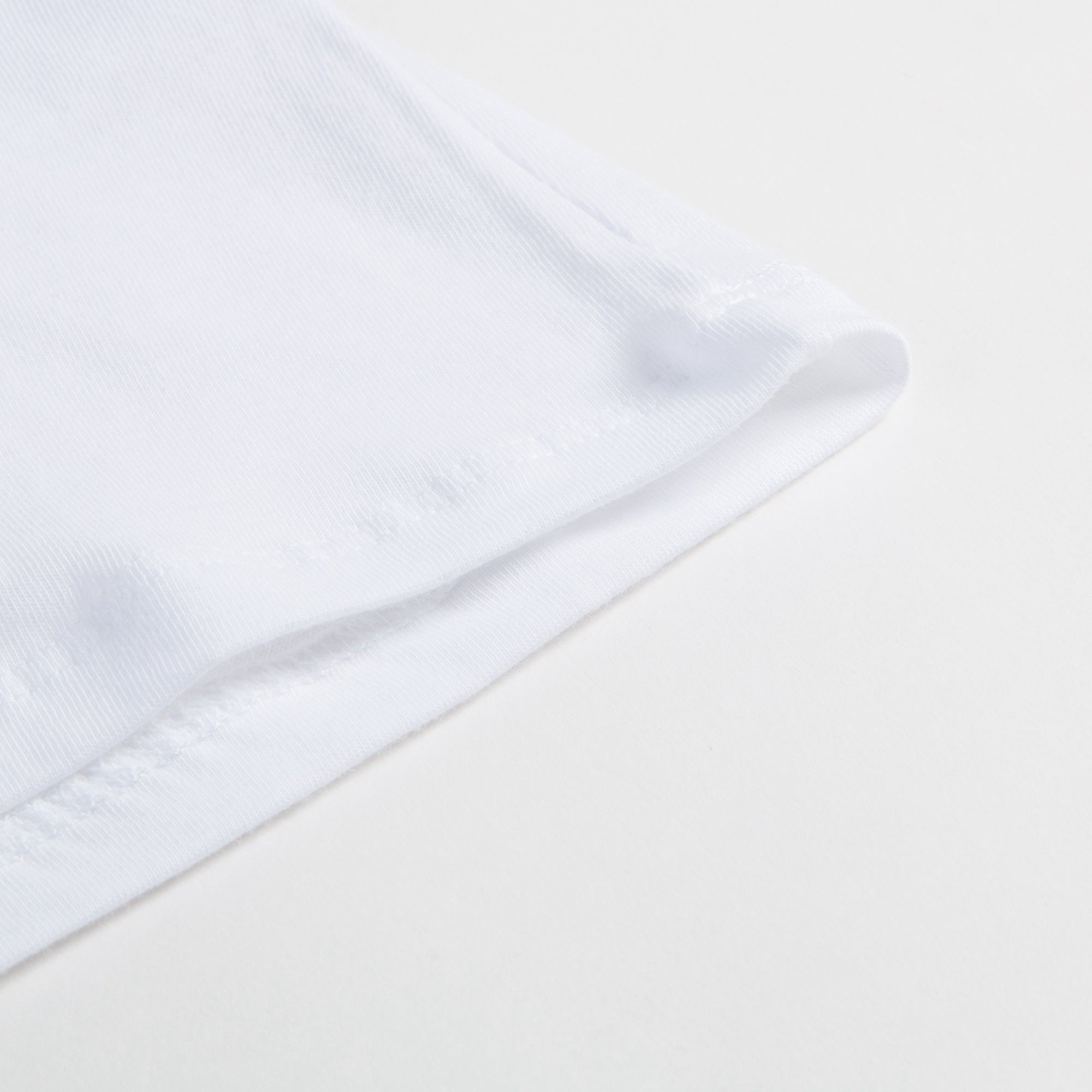 Girls White "Denim Blue Girls" Cotton T-shirt