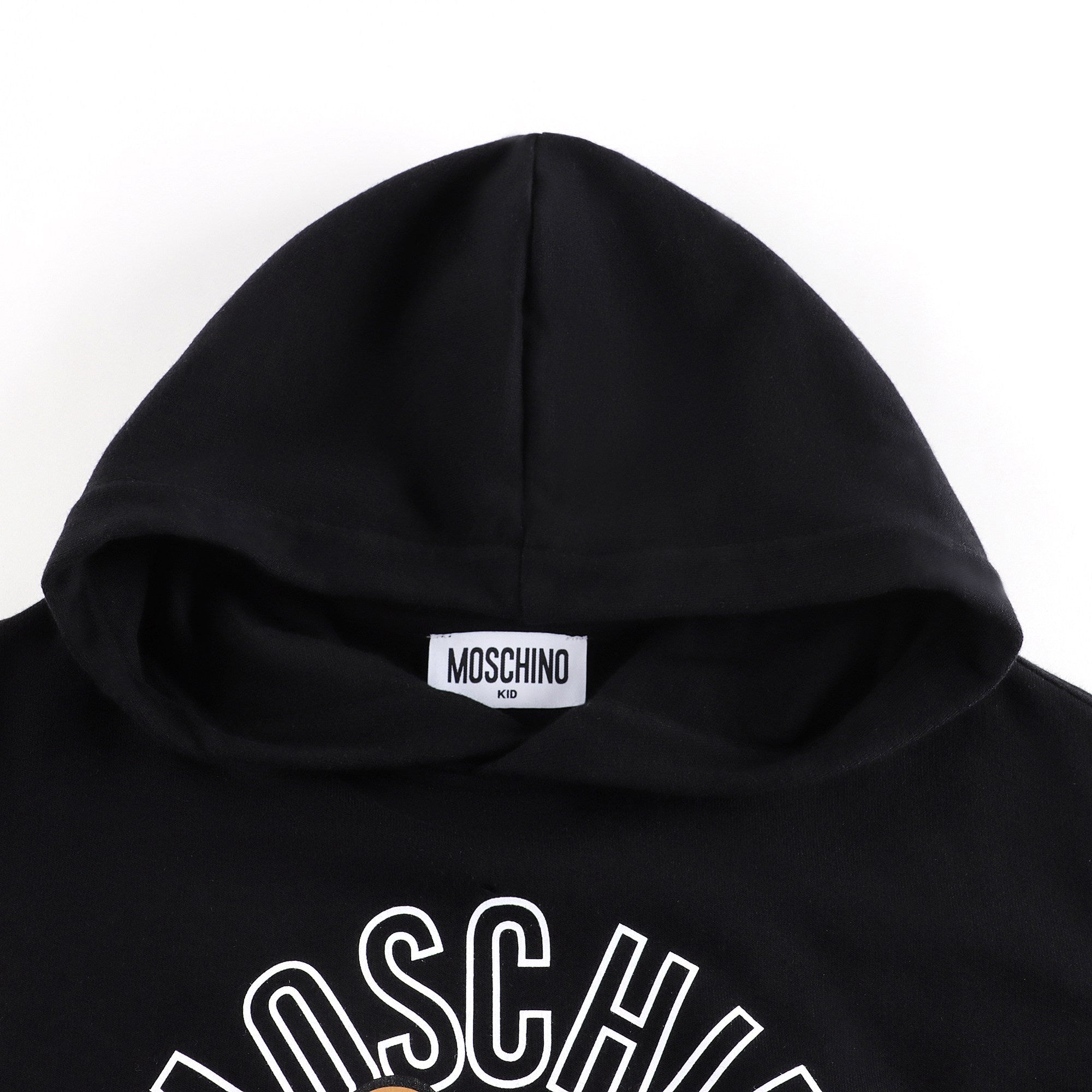 Boys & Girls Black Hooded Sweatshirt