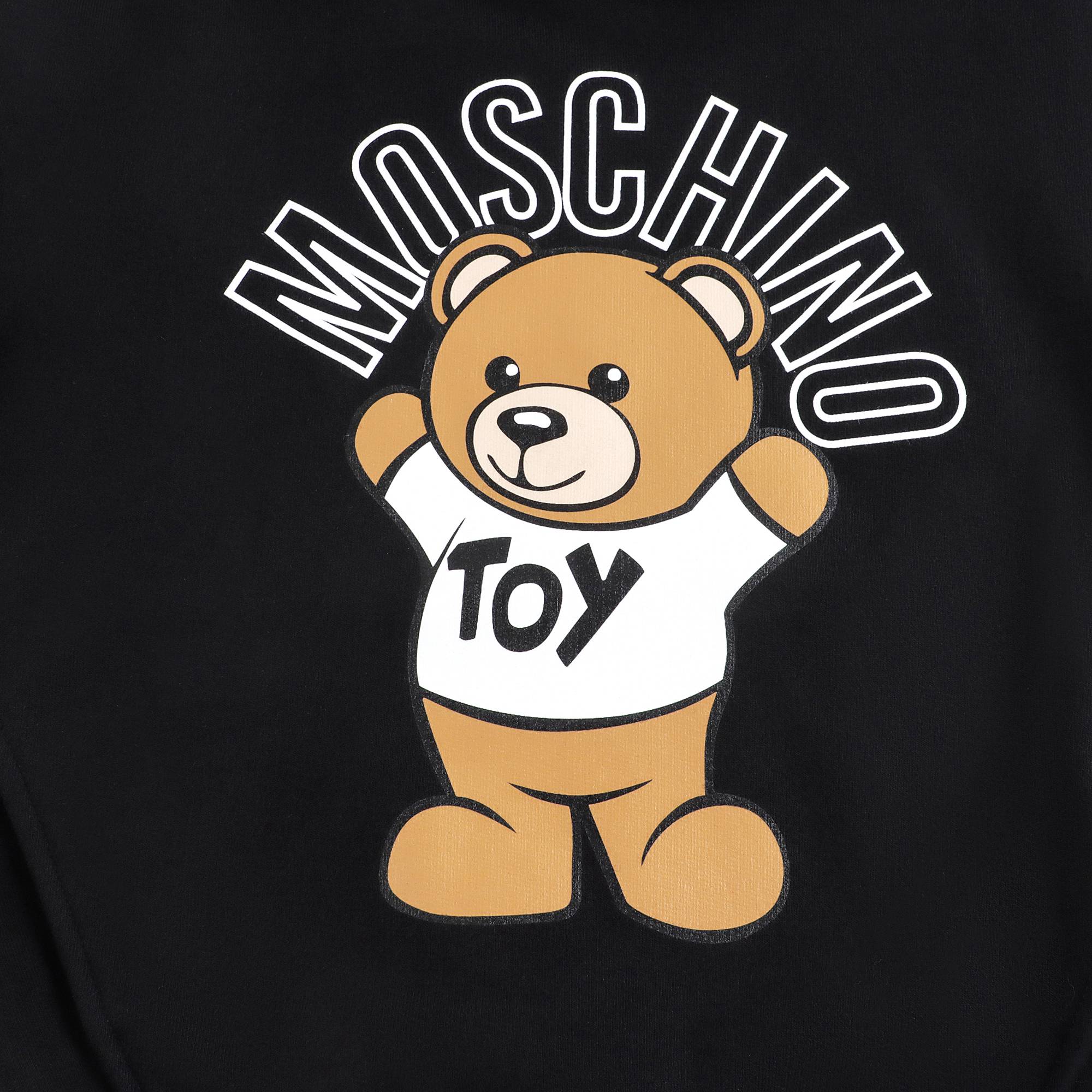 Boys & Girls Black Hooded Sweatshirt