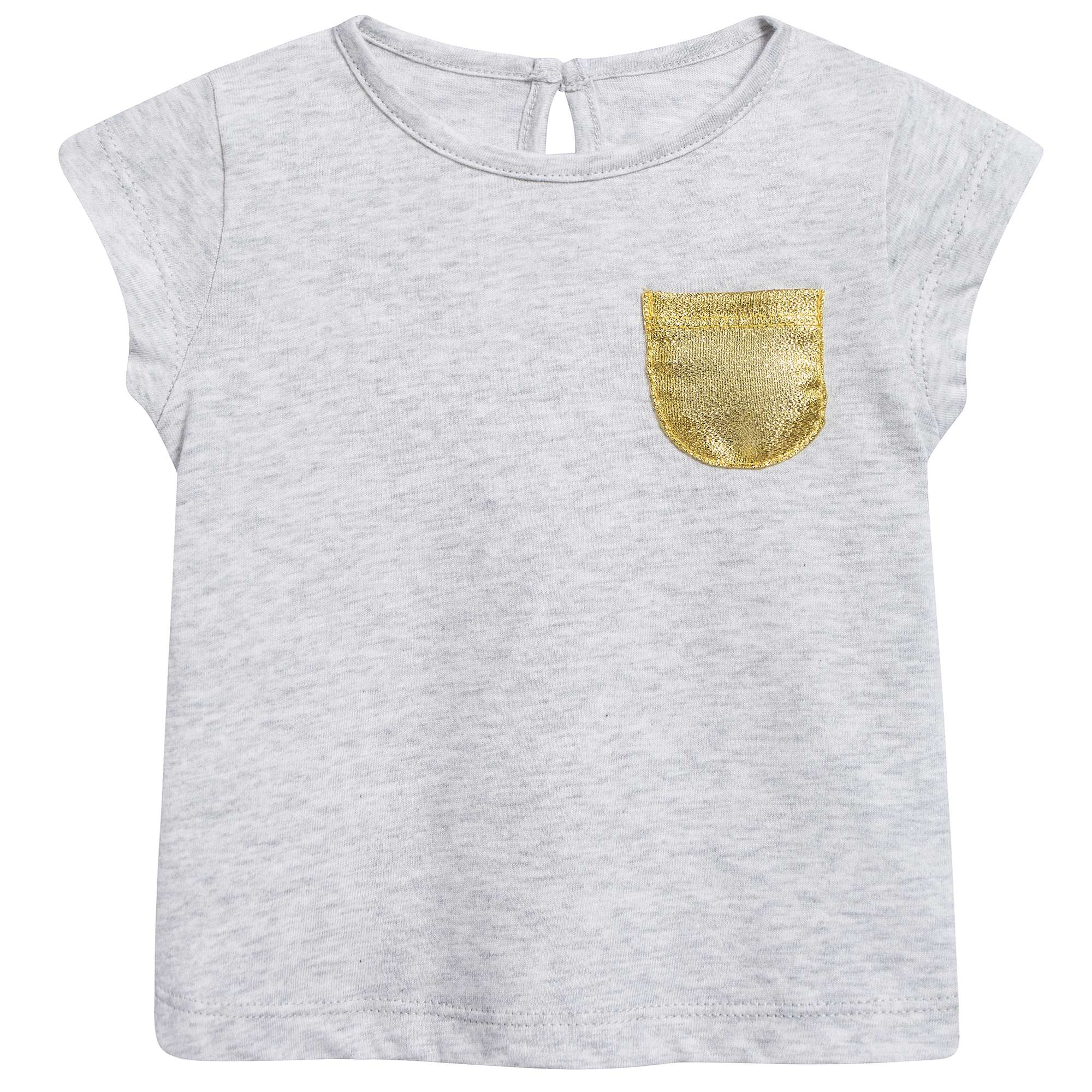 Baby Marled Grey "Jersey" Cotton T-shirt