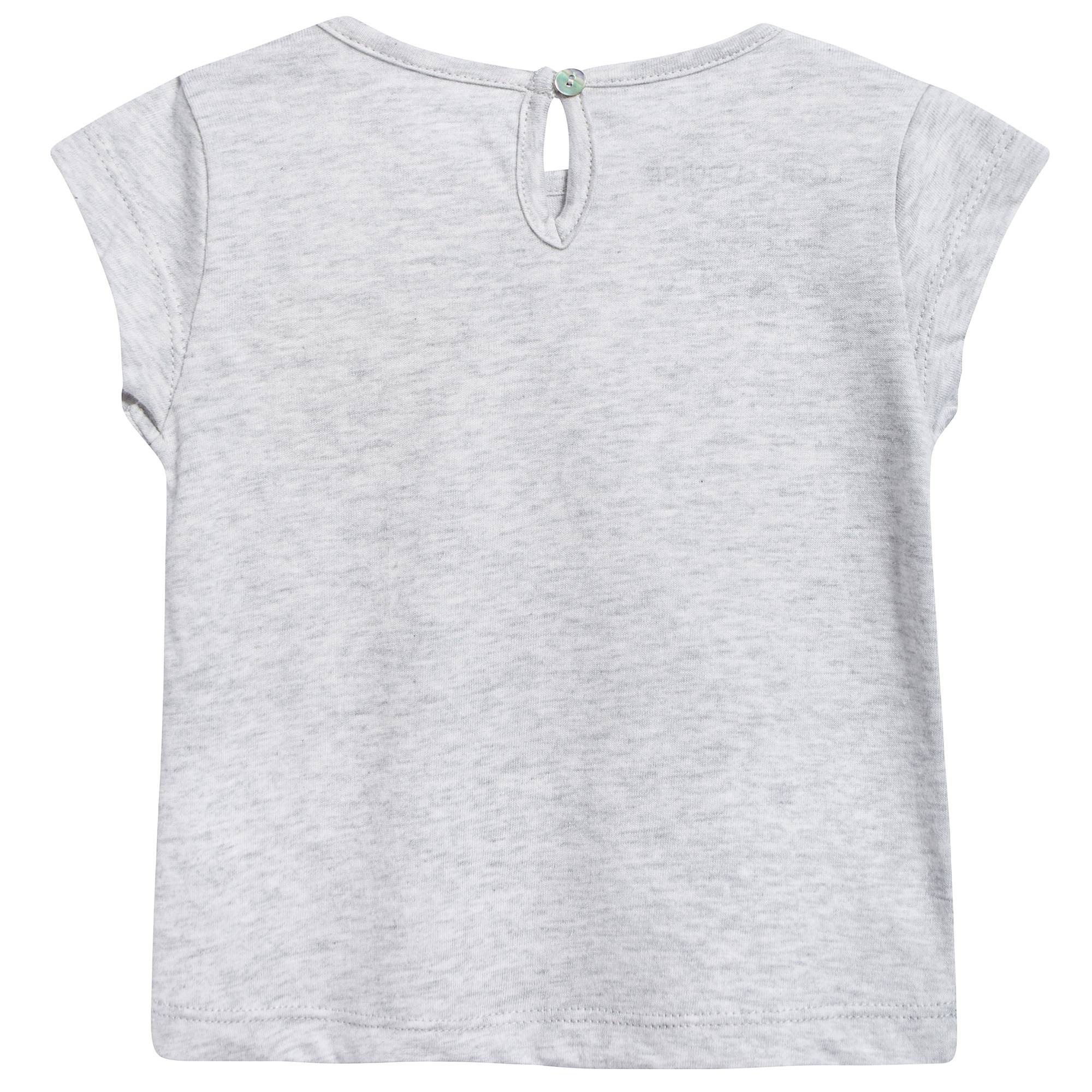 Baby Marled Grey "Jersey" Cotton T-shirt