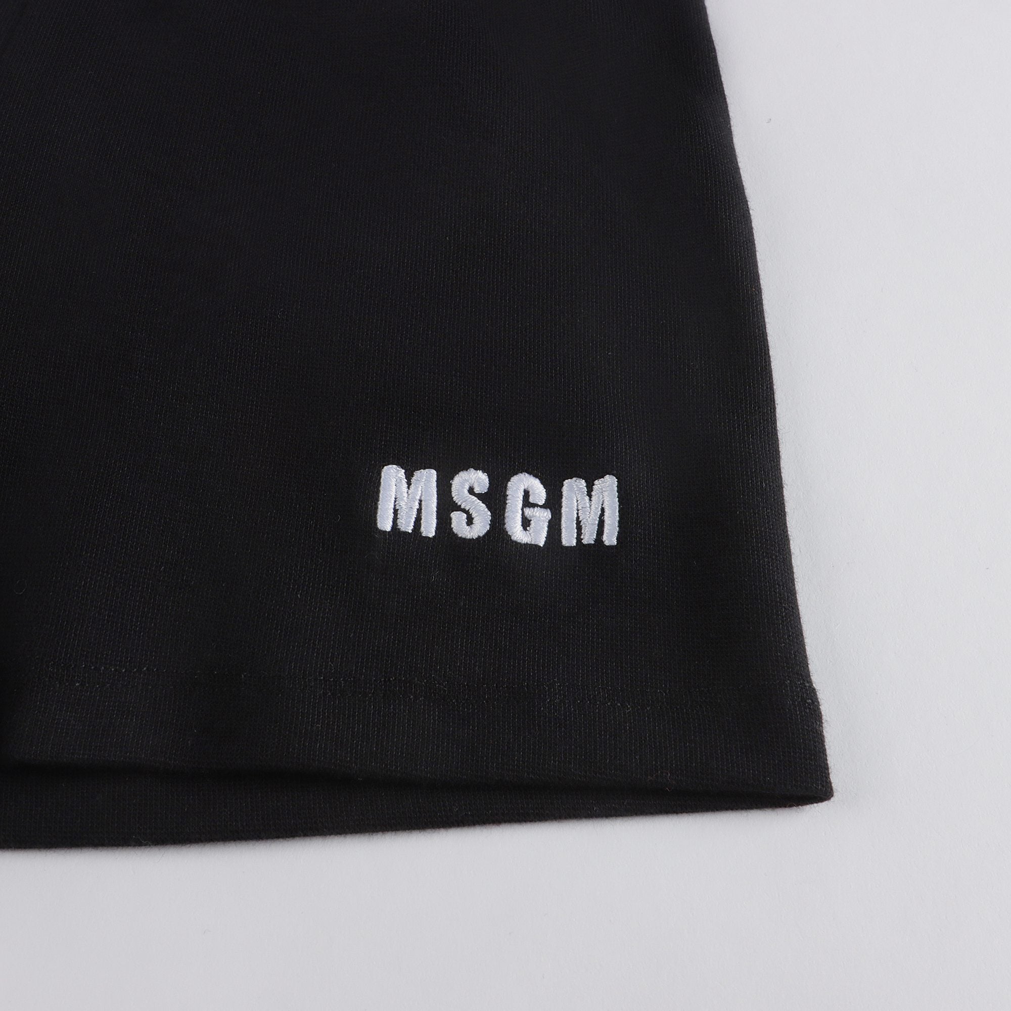 Girls Black Cotton Vest Set
