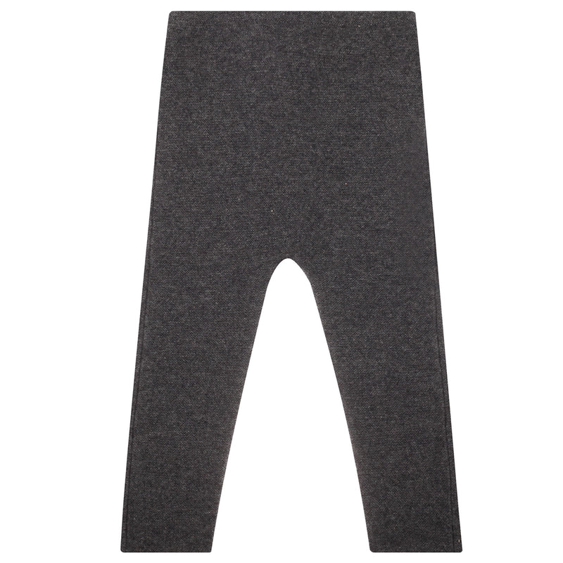 Baby Dark Grey Cashmere Trouser - CÉMAROSE | Children's Fashion Store - 2