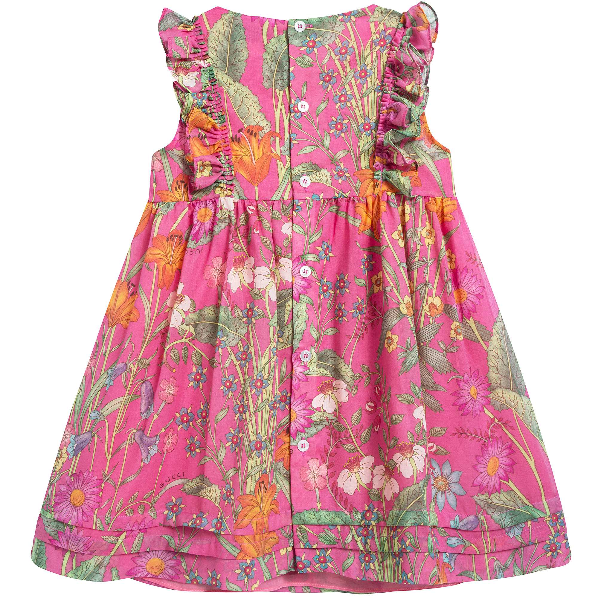 Baby Girls Princess Rose Printed Dress