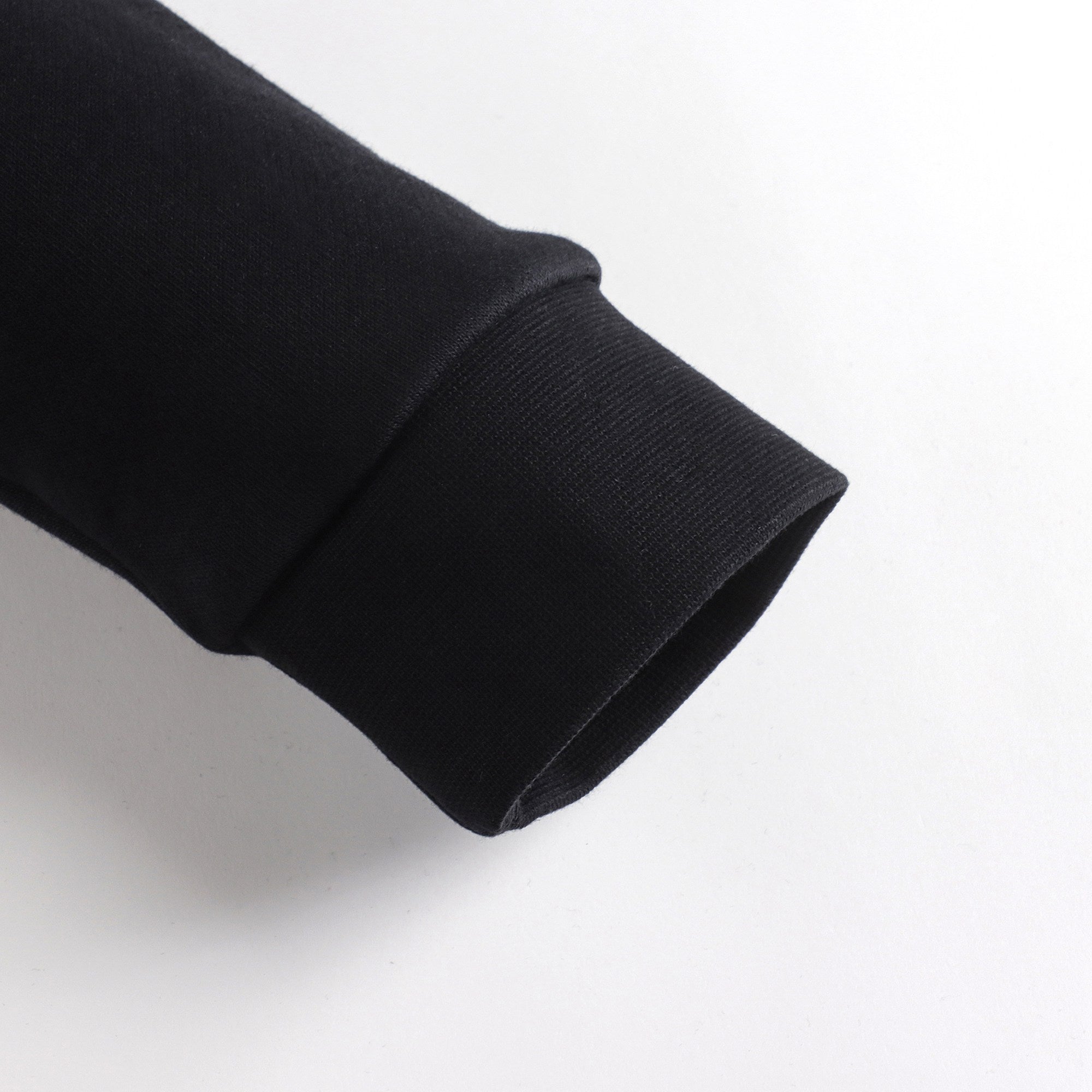 Boys Black Logo Zip-Up Top