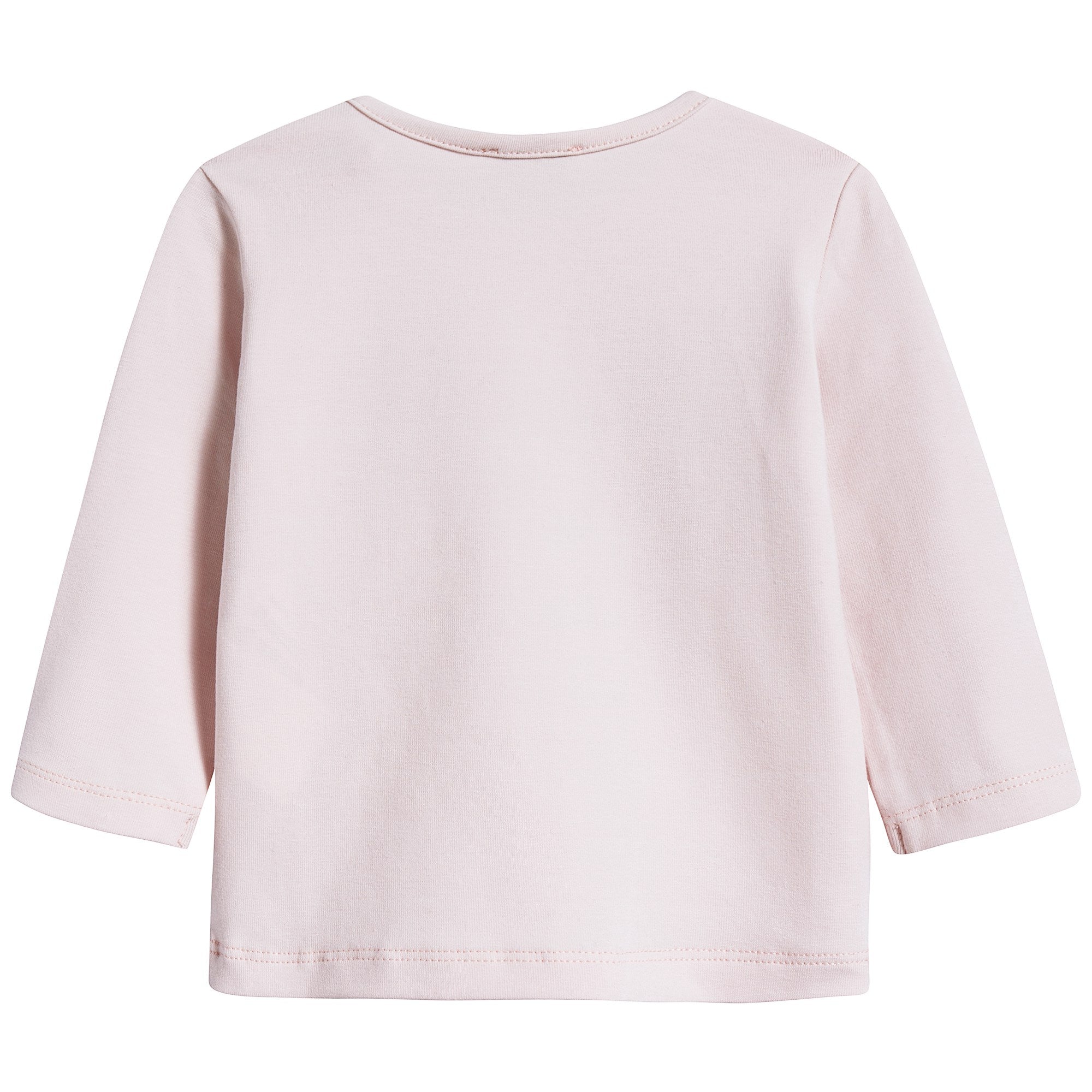 Baby Girls Light Pink Tiger Cotton T-shirt