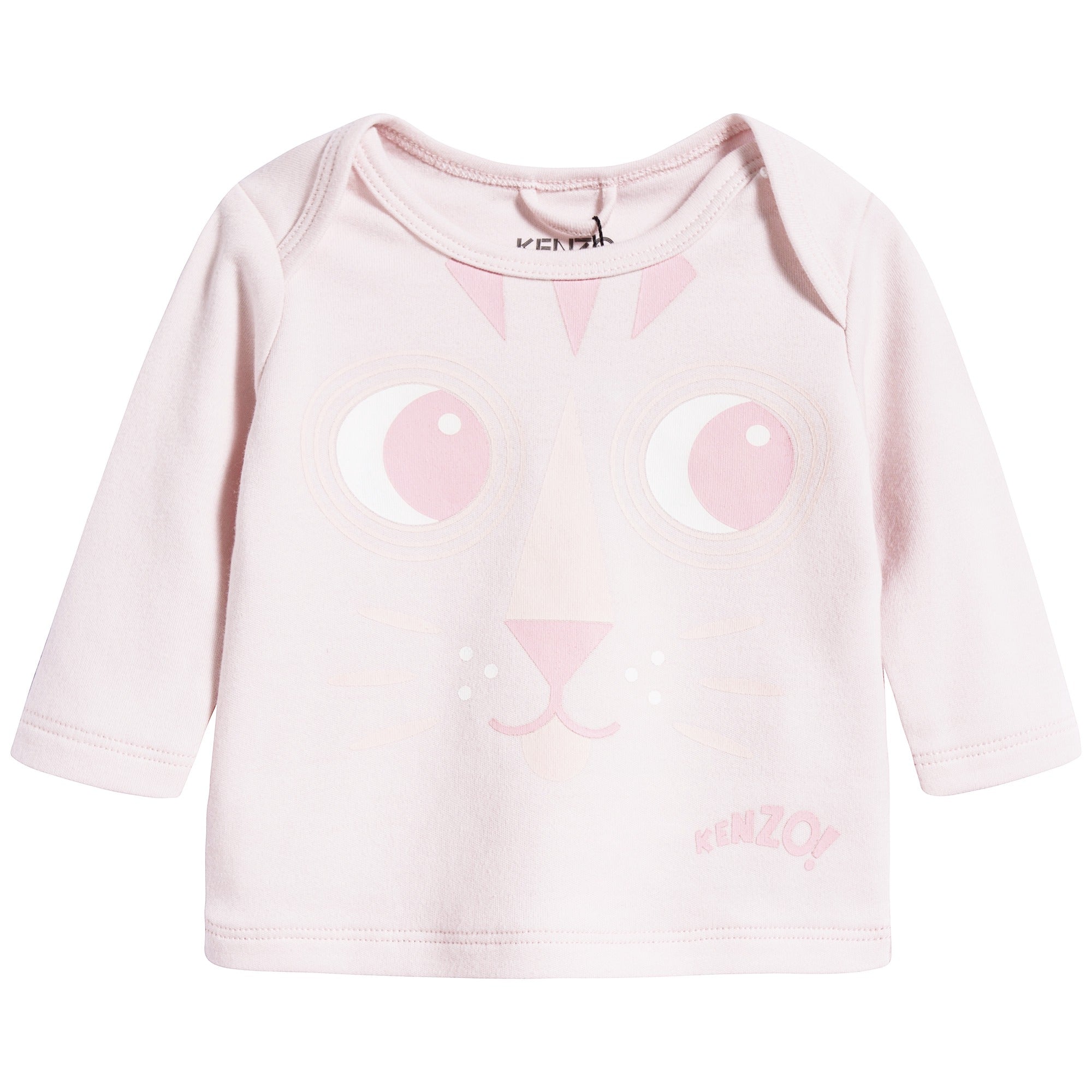 Baby Girls Light Pink Cotton T-shirt