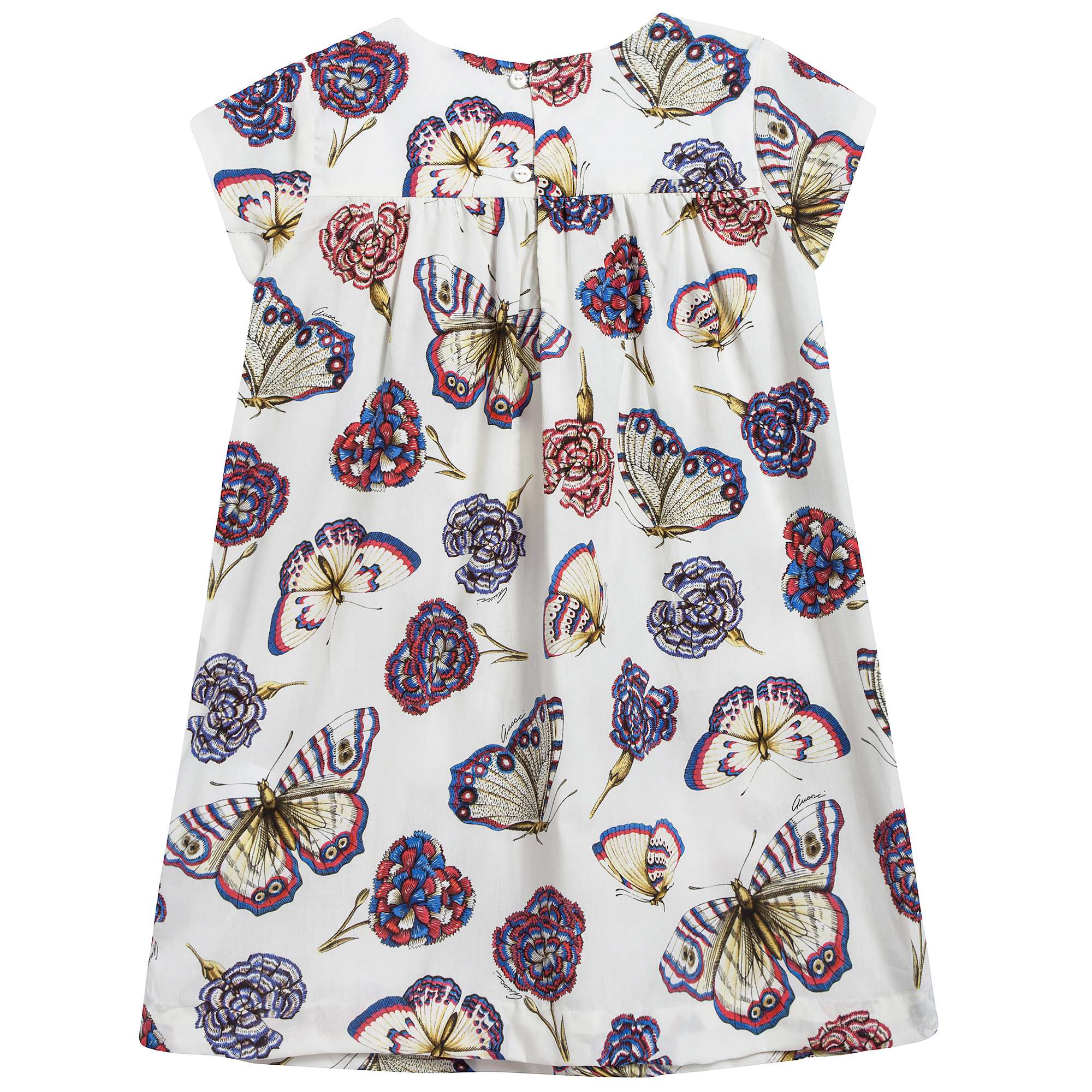 Baby Girls White Magnolia Dress