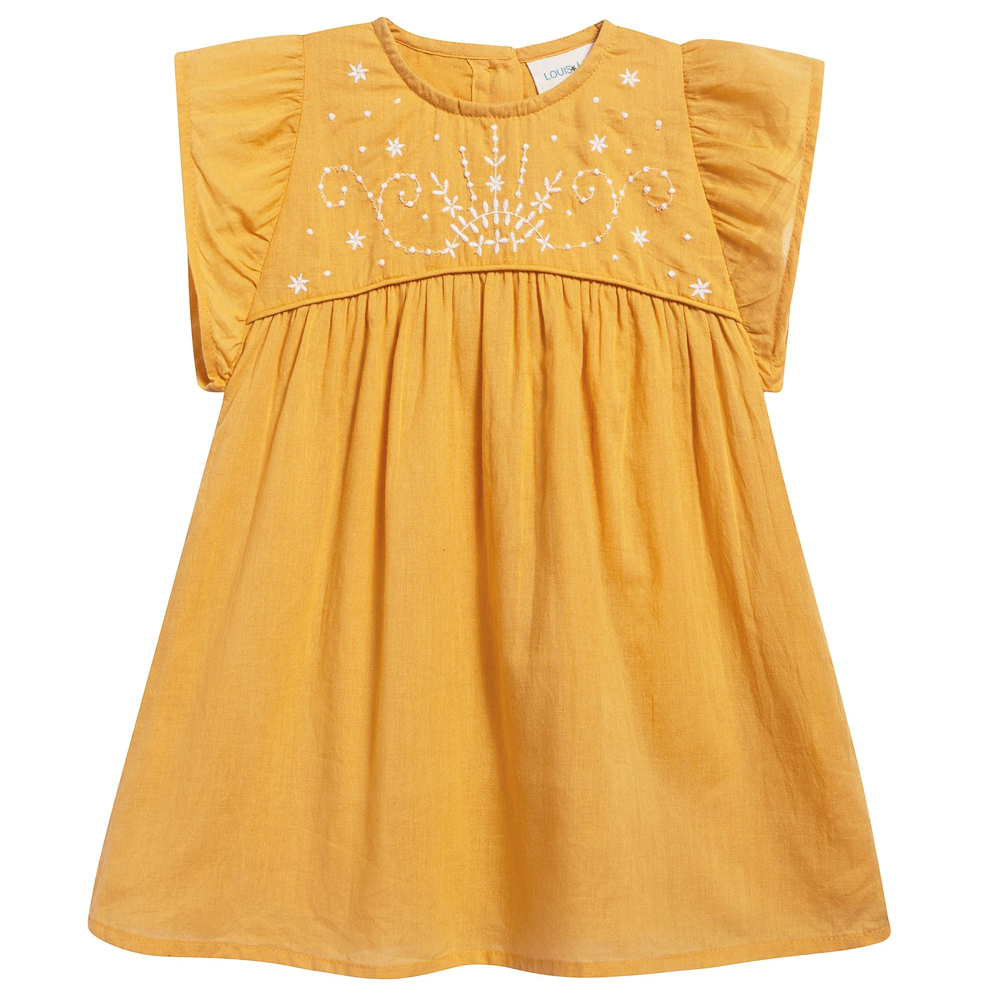 Baby Saffron Cotton Dress