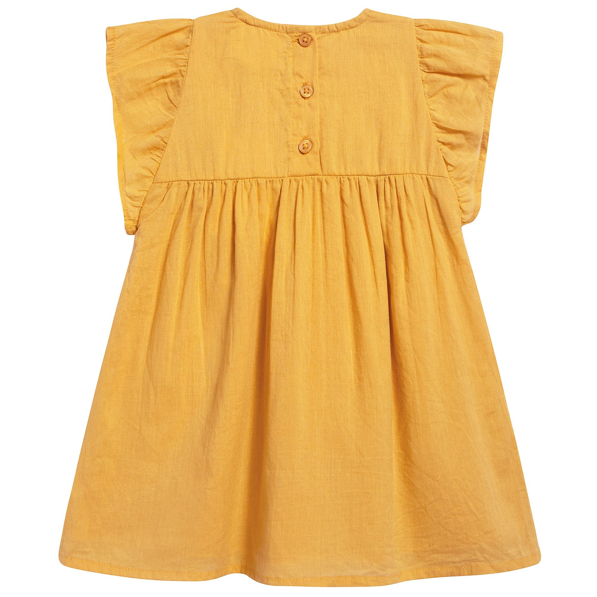 Baby Saffron Cotton Dress
