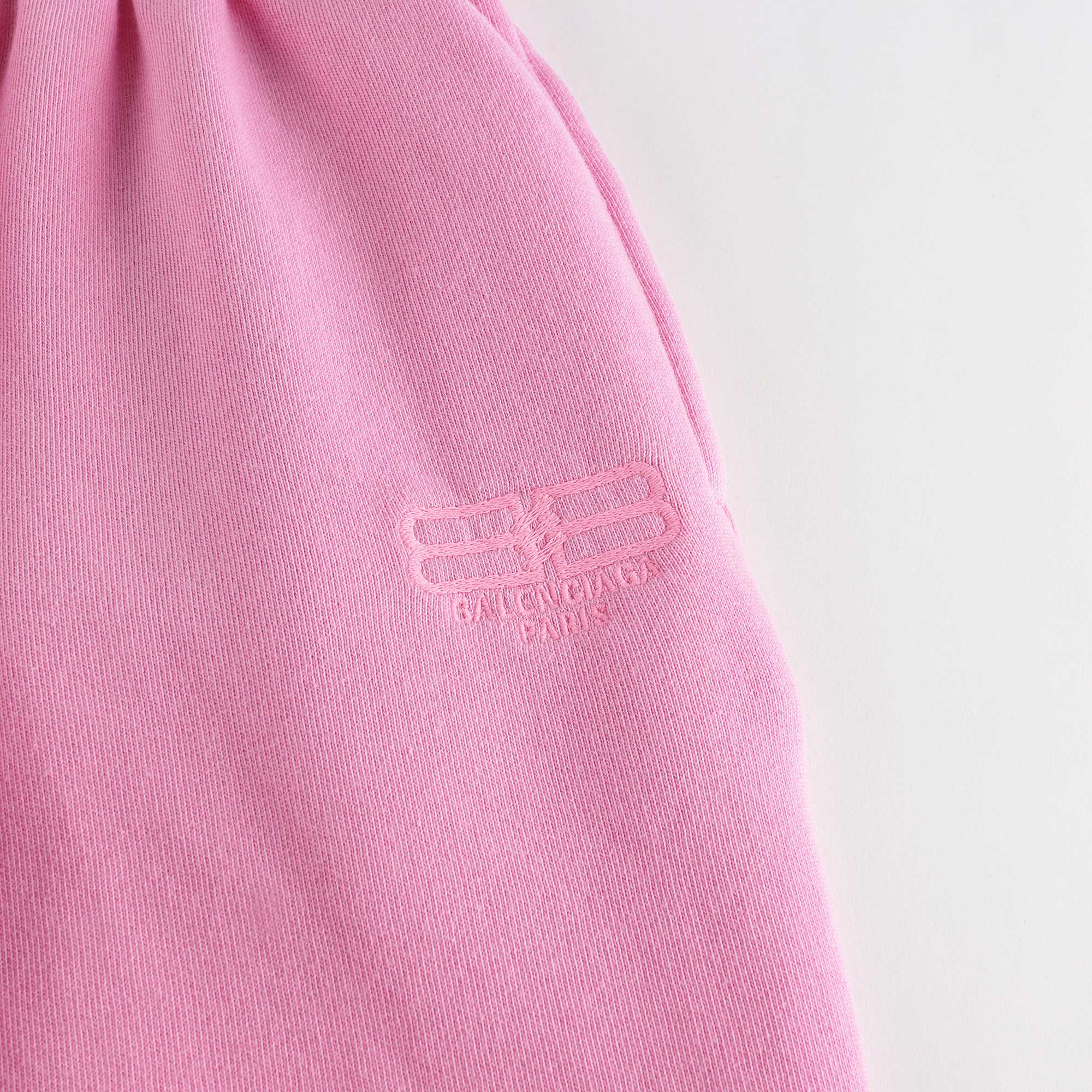 Boys & Girls Pink Logo Cotton Trousers