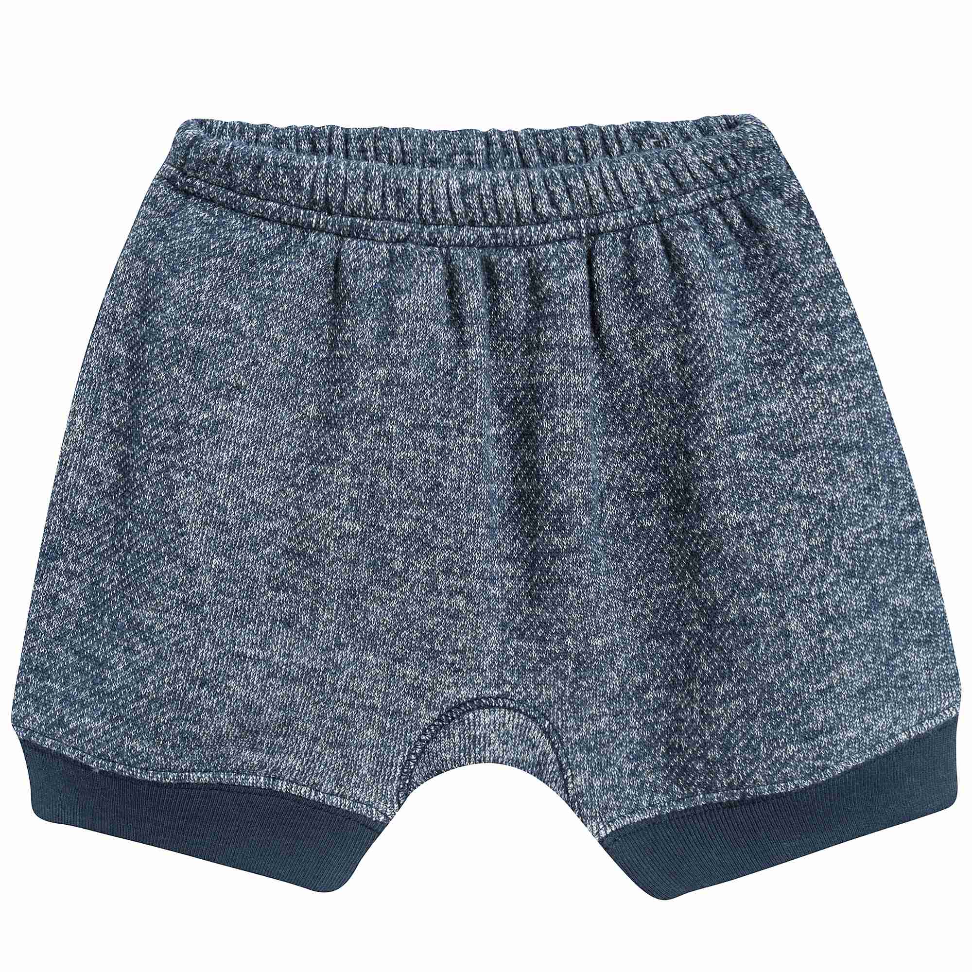 Baby Navy Cotton Jersey Shorts