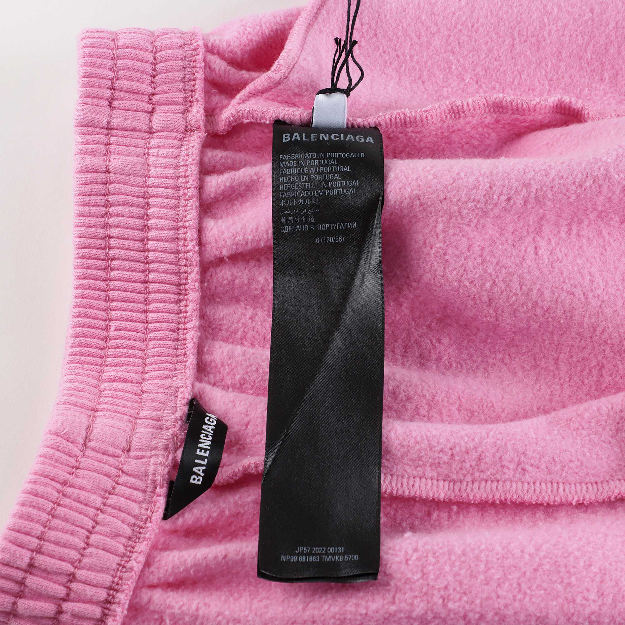 Boys & Girls Pink Logo Cotton Trousers