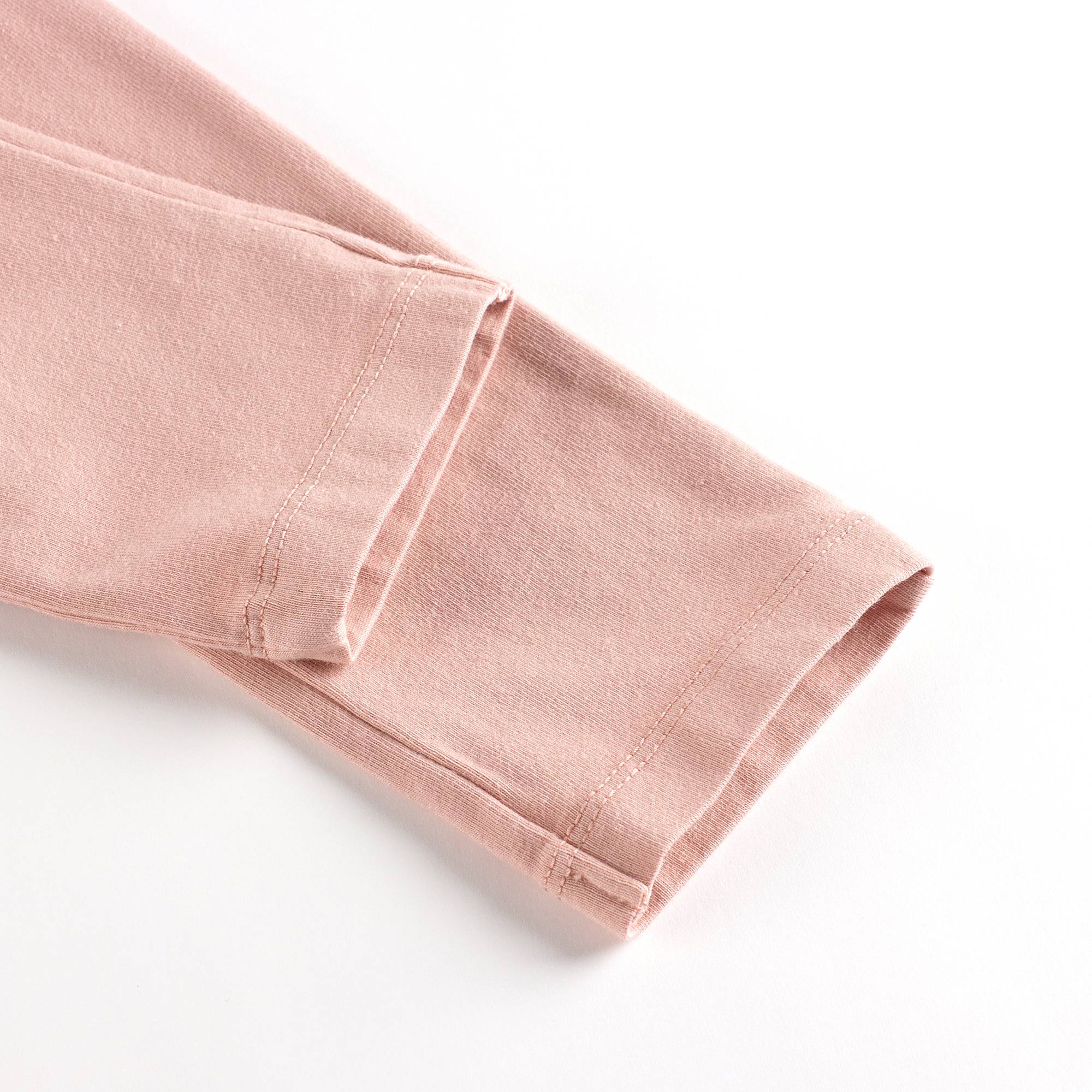 Girls Pink Cotton Leggings