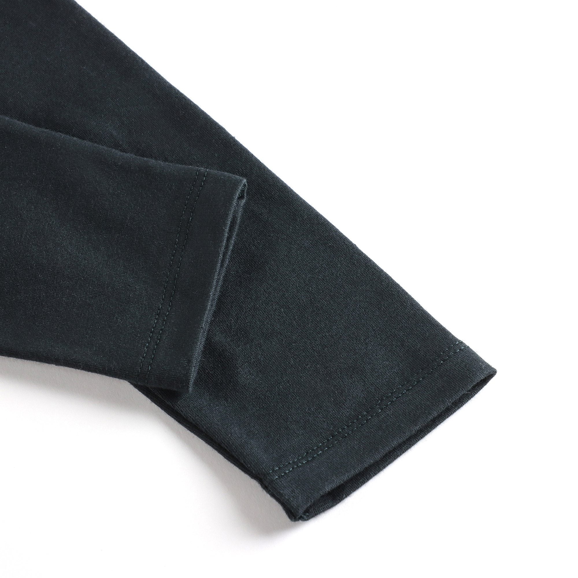 Girls Dark Green Cotton Leggings