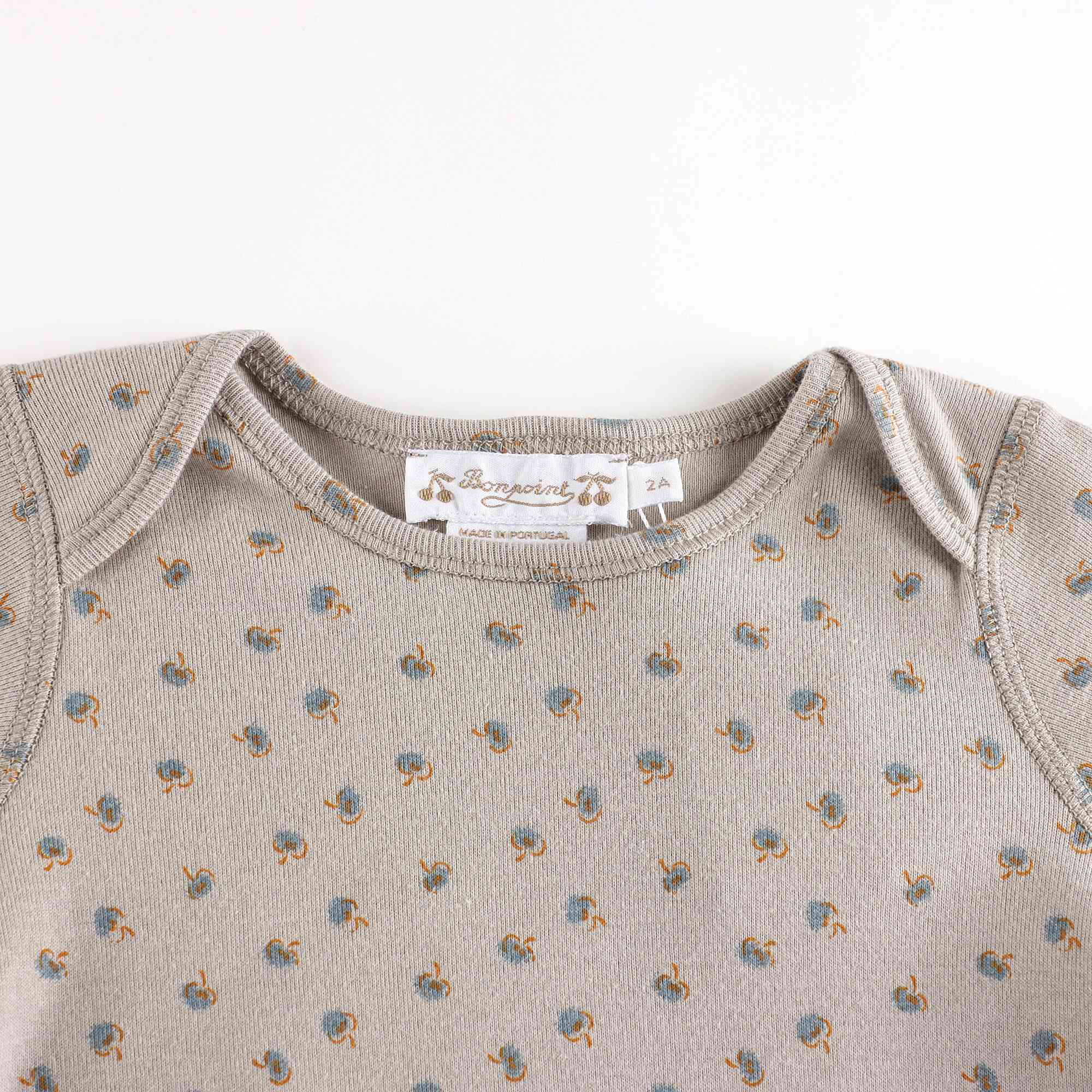 Baby Boys & Girls Taupe Printed Cotton Set