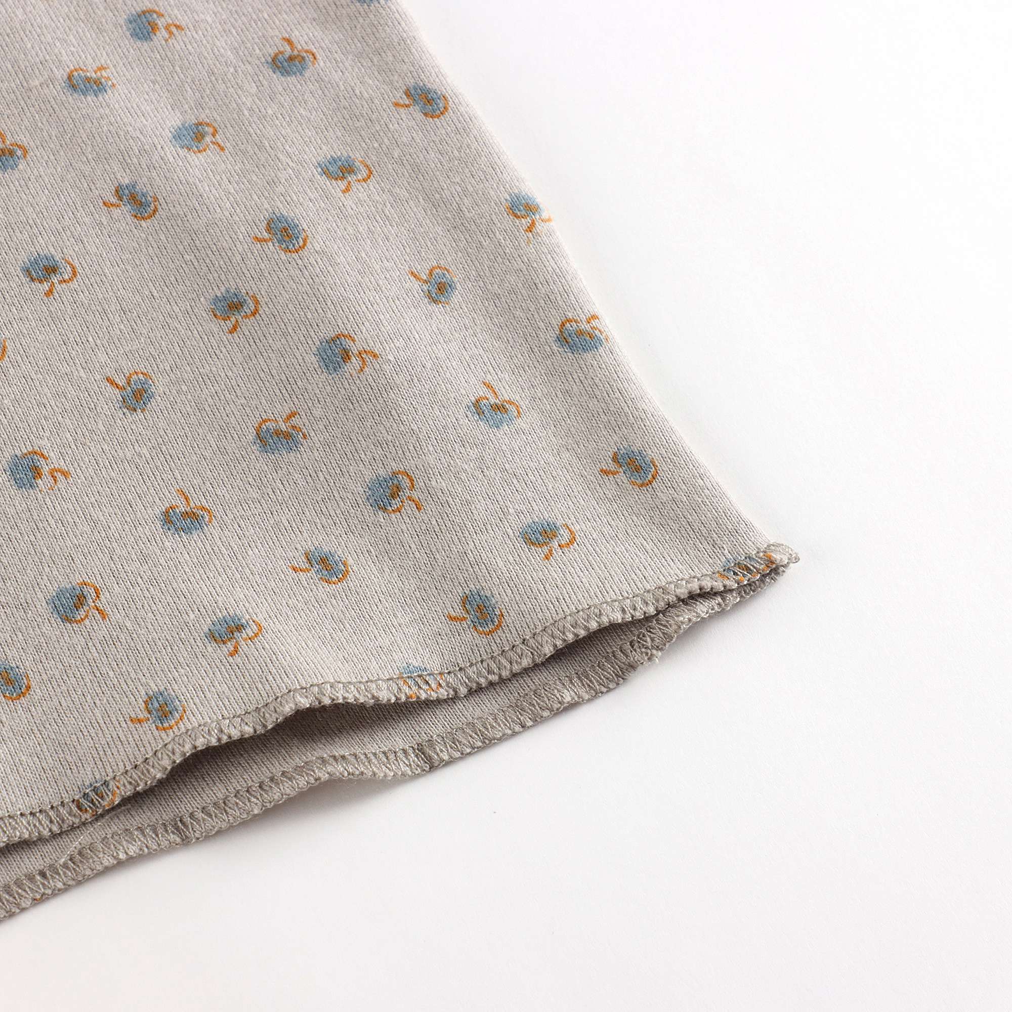 Baby Boys & Girls Taupe Printed Cotton Set