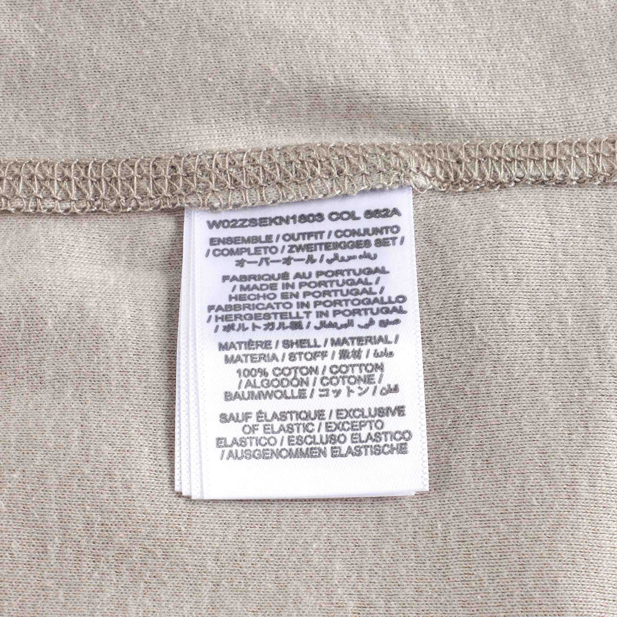 Baby Boys & Girls Taupe Printed Cotton Set