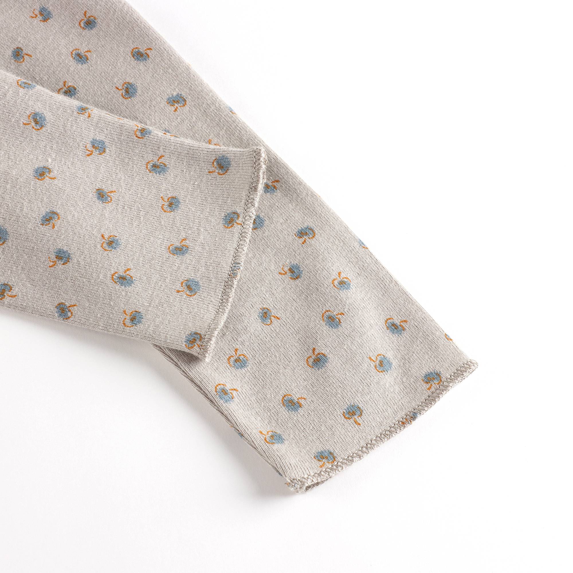 Baby Boys & Girls Taupe Printed Cotton Set